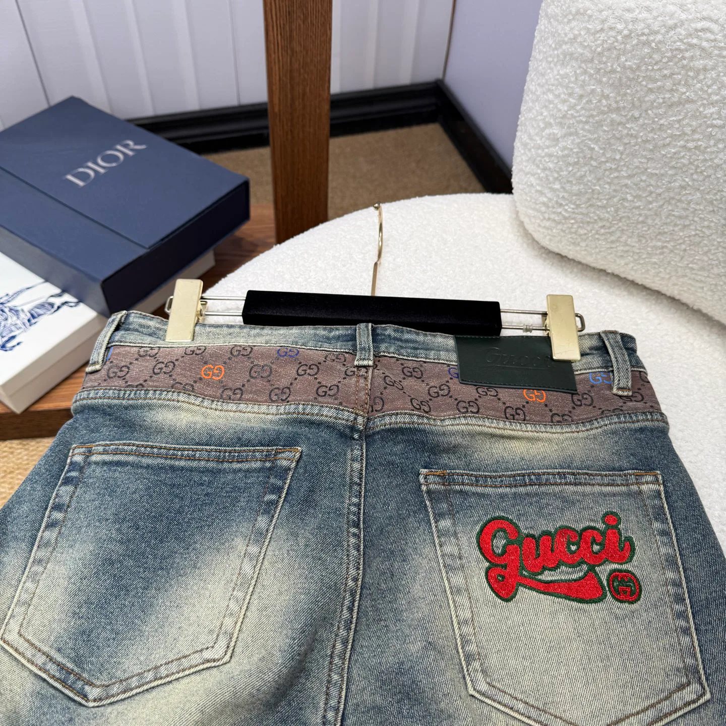 Джинсы Мужские Gucci 18029762