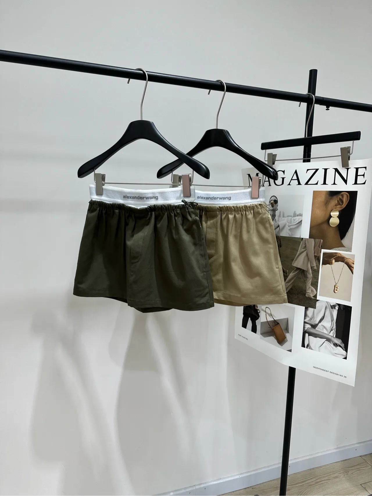 Шорты Мужские Alexander Wang 9822867