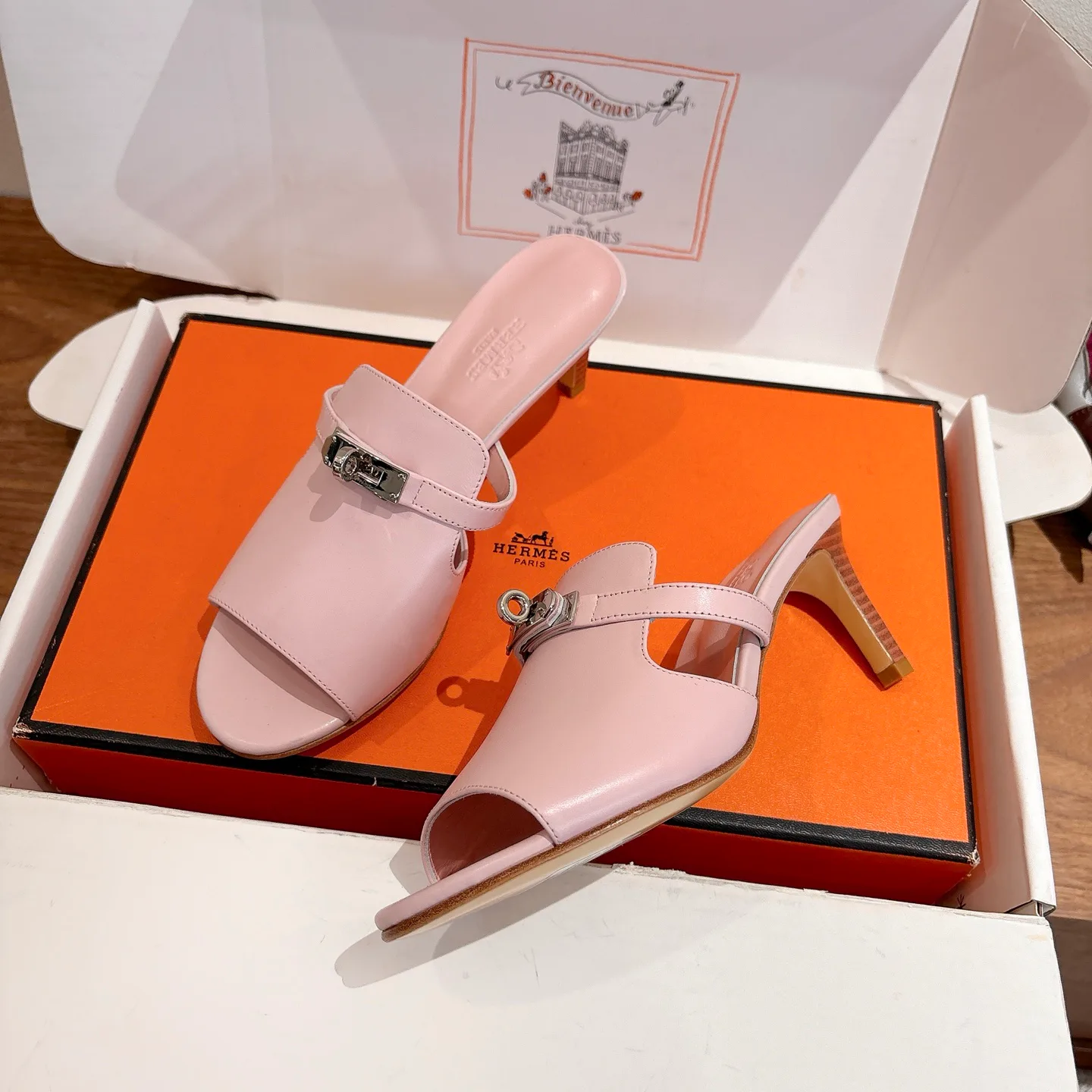 Босоножки Женские Hermes 2959578