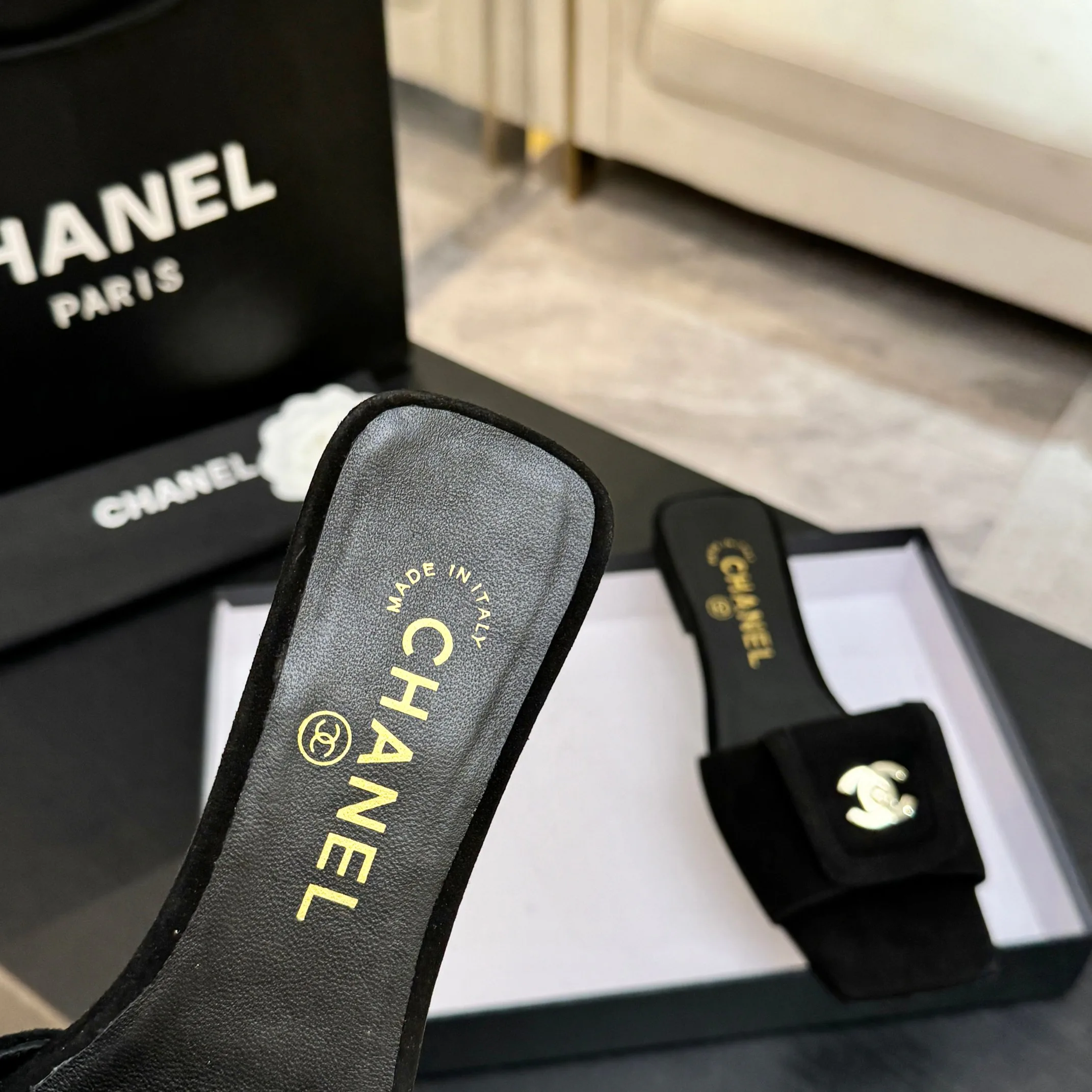 Шлепанцы Женские Chanel 12208627