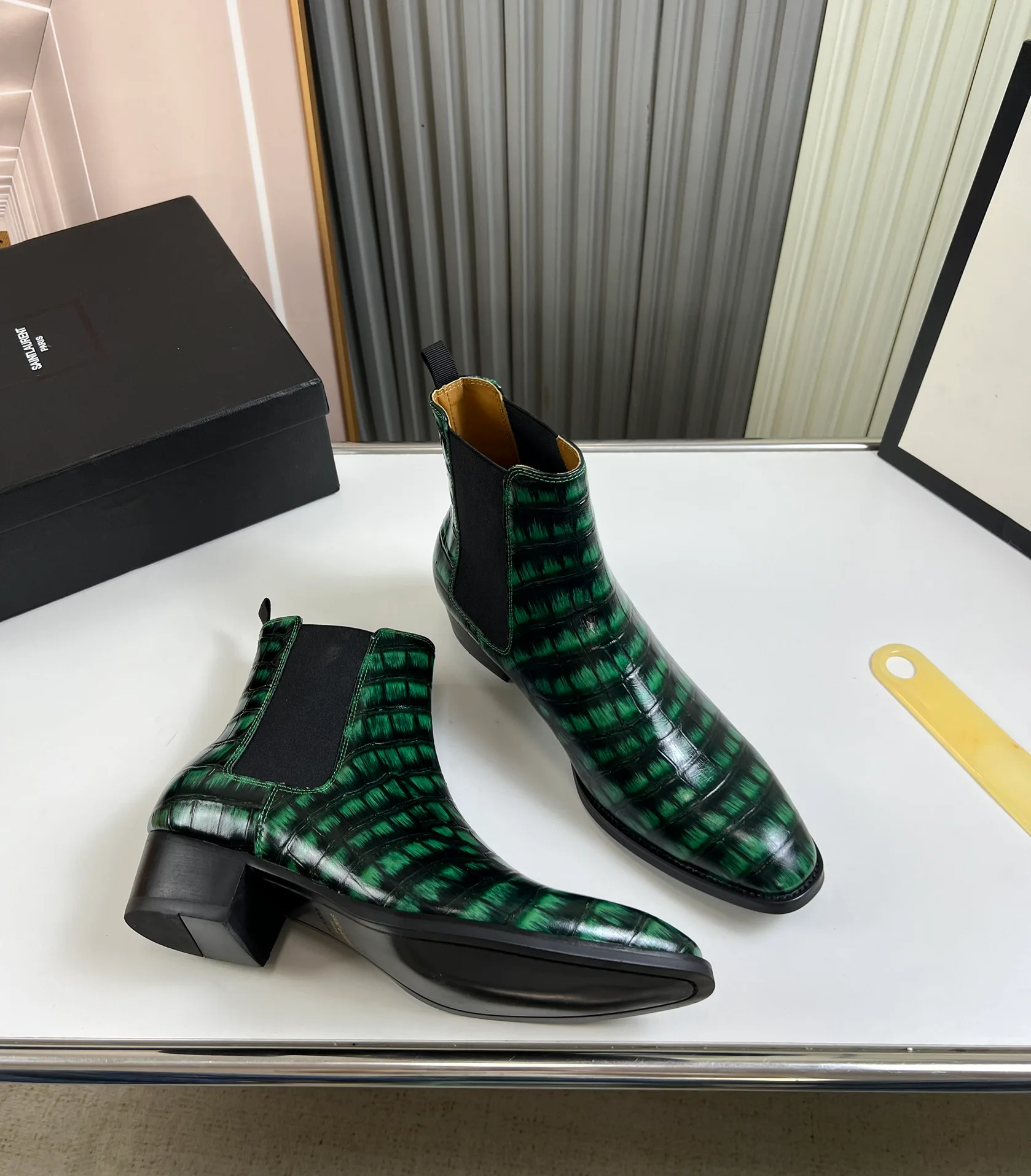 Ботинки Мужские Saint Laurent 1261583