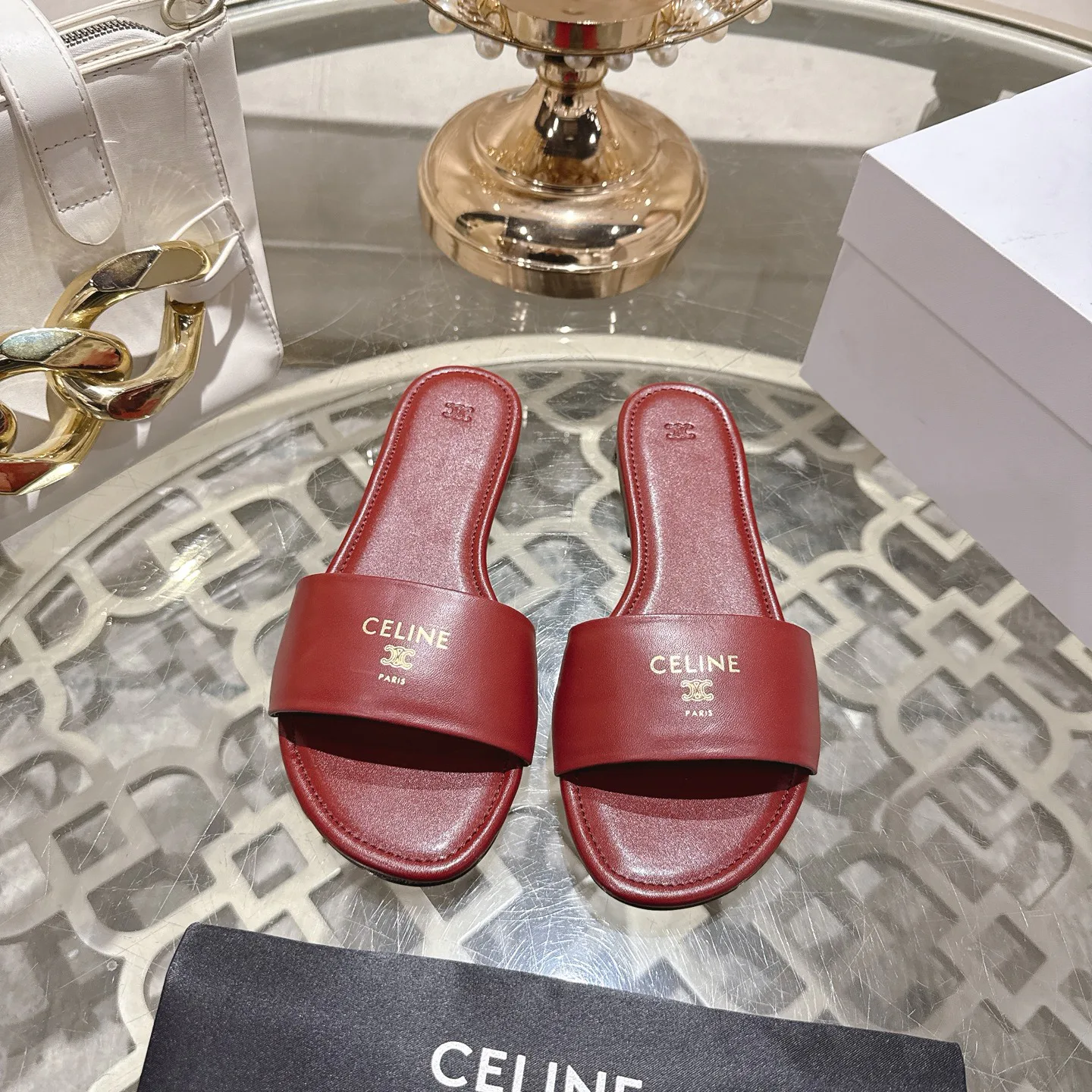 Шлепанцы Женские Celine 2375717