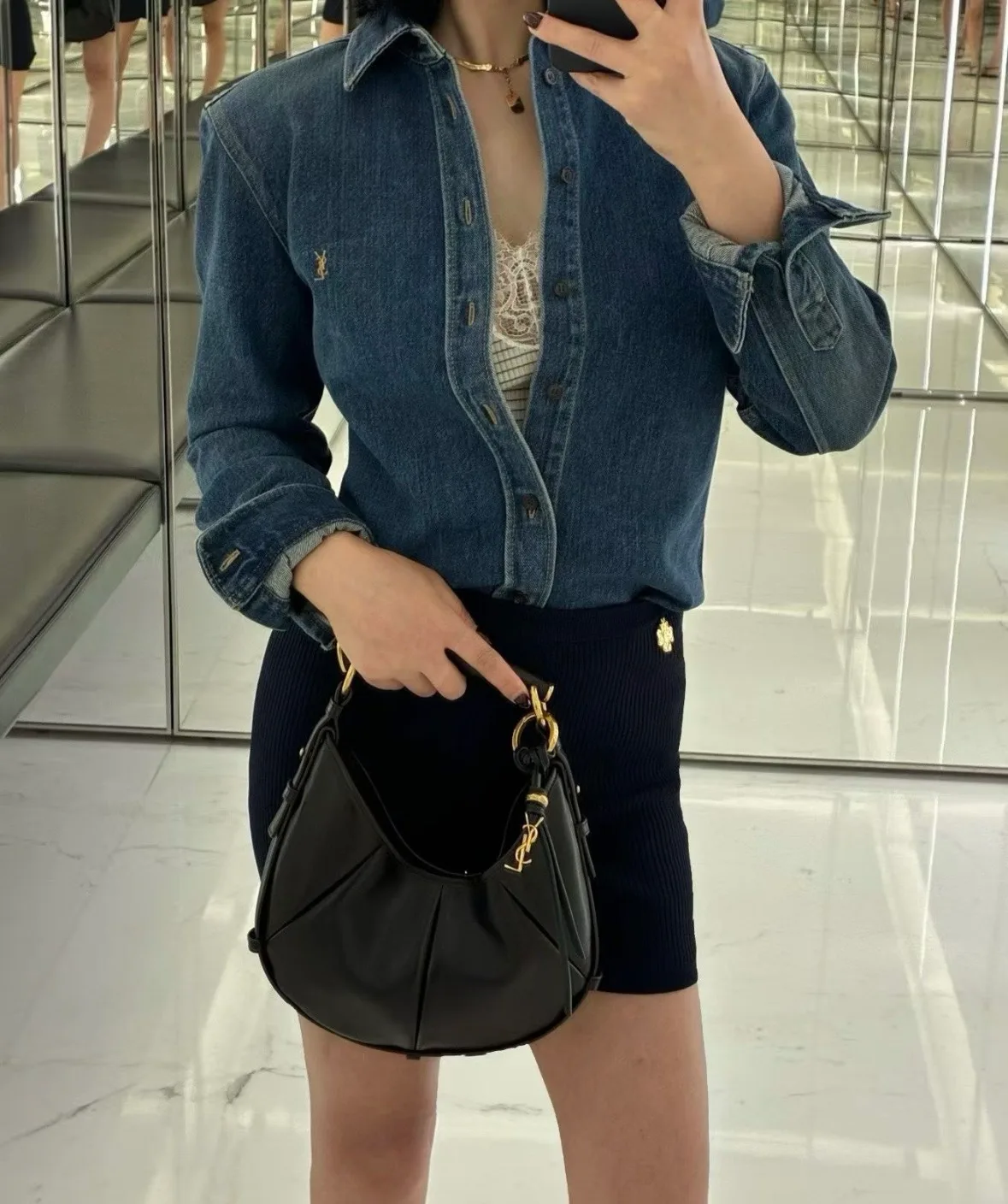 Куртки И Пуховики Женские Saint Laurent 17321866