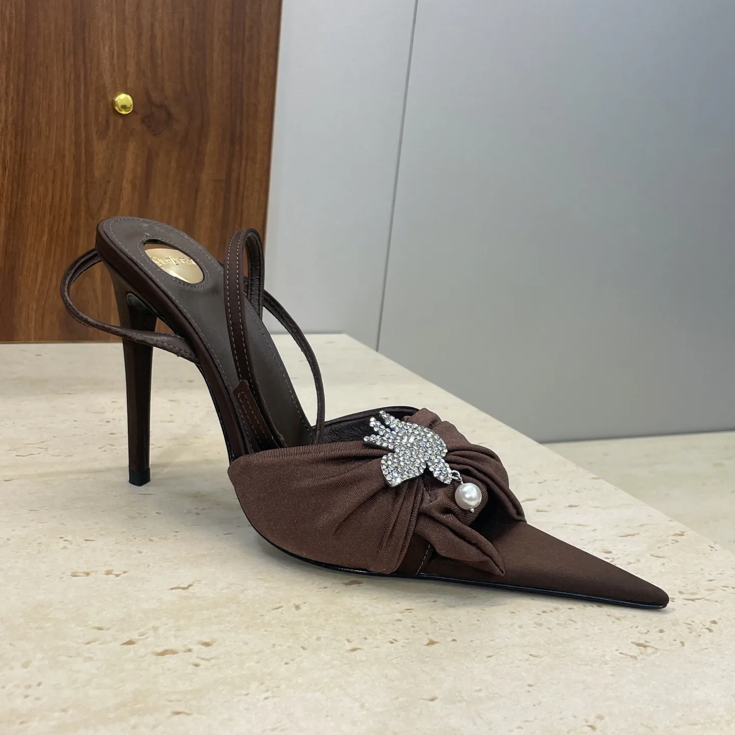 Босоножки Женские Saint Laurent 3009080