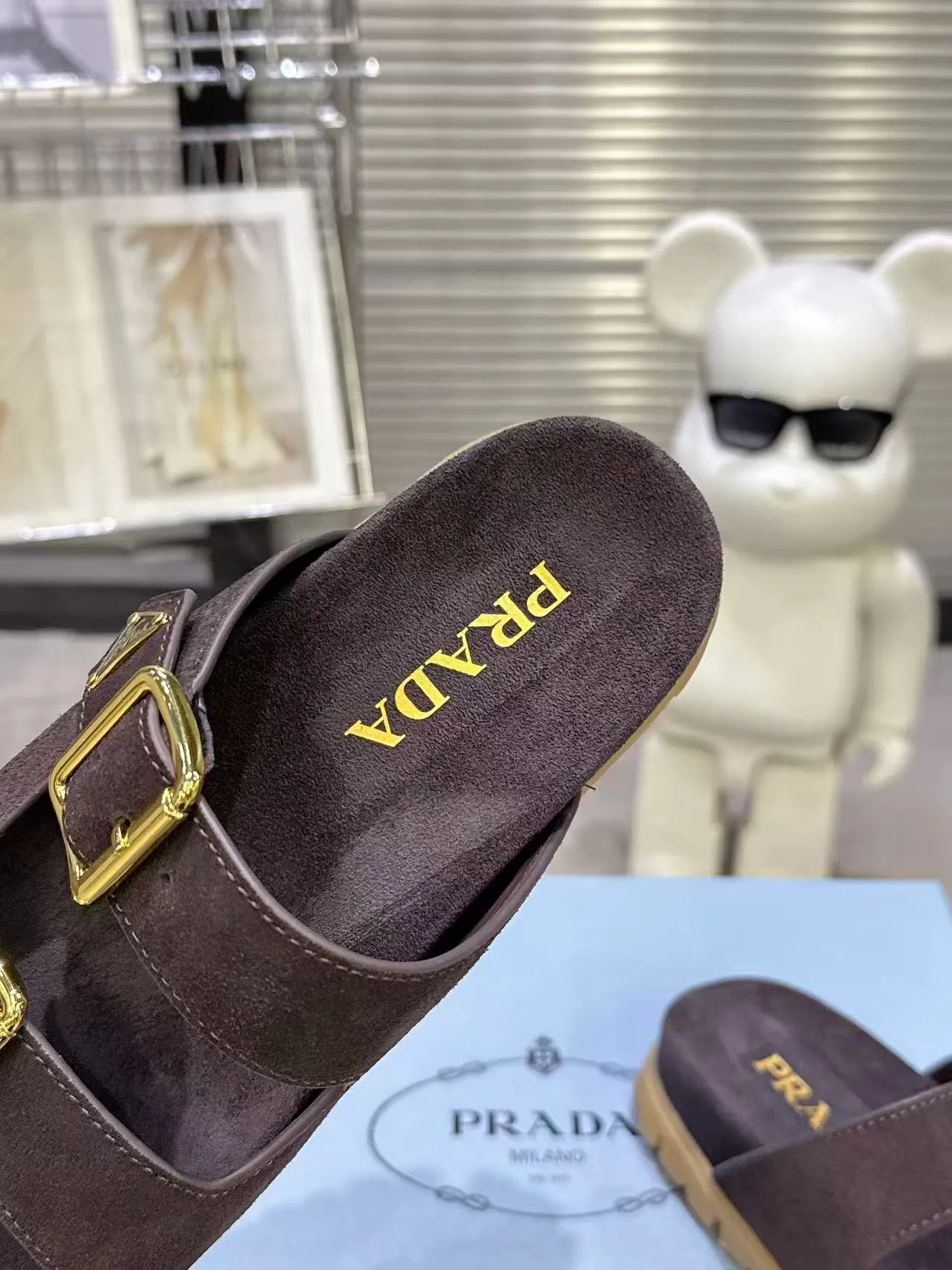 Шлепанцы Женские Prada 10270238