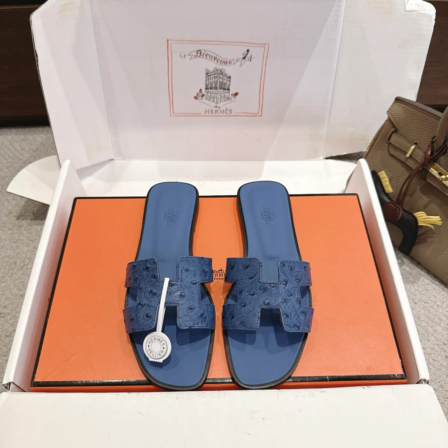 Шлепанцы Женские Hermes 17480726