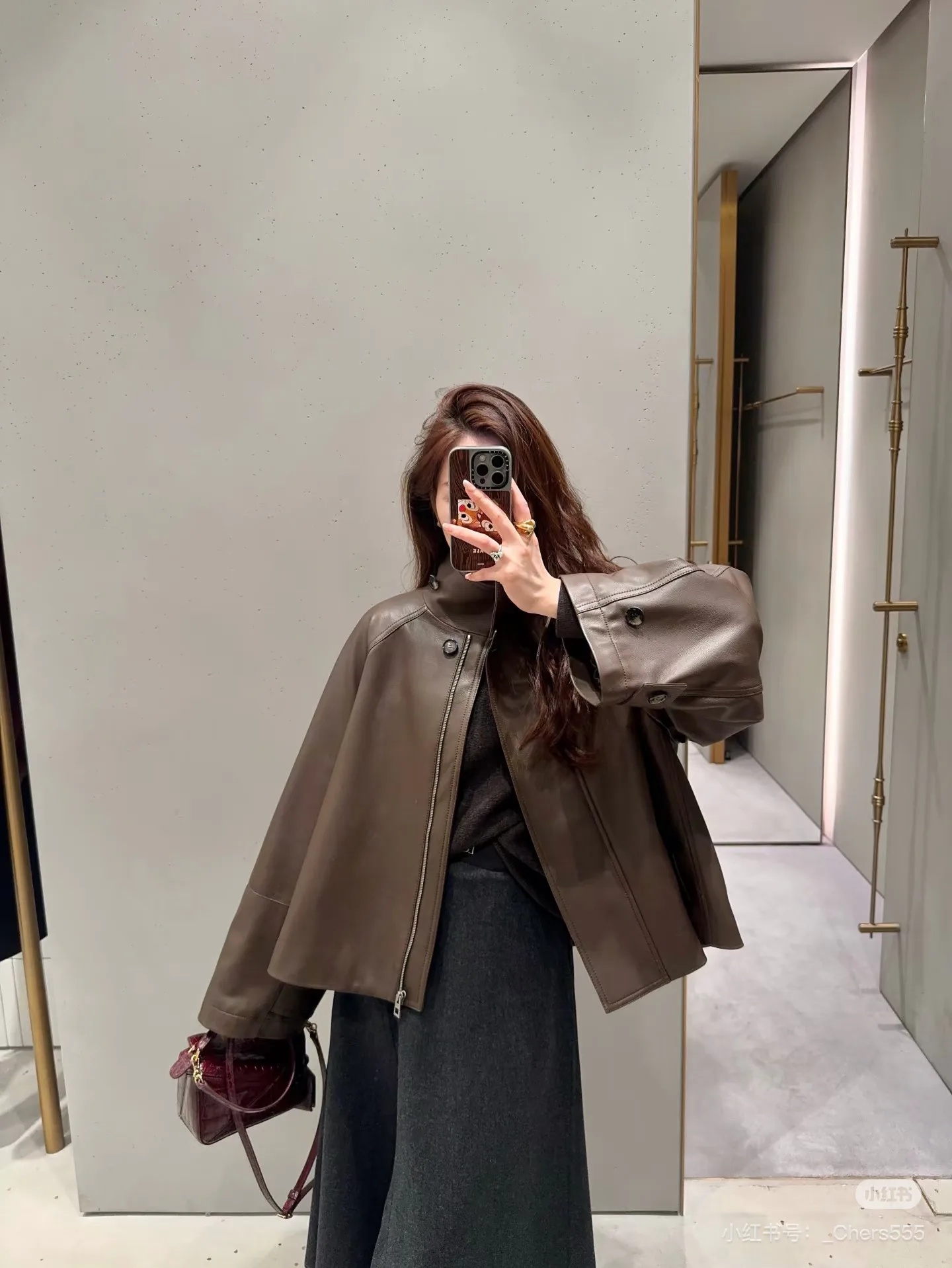 Кожаные Куртки И Дублёнки Женские Loewe 5058890