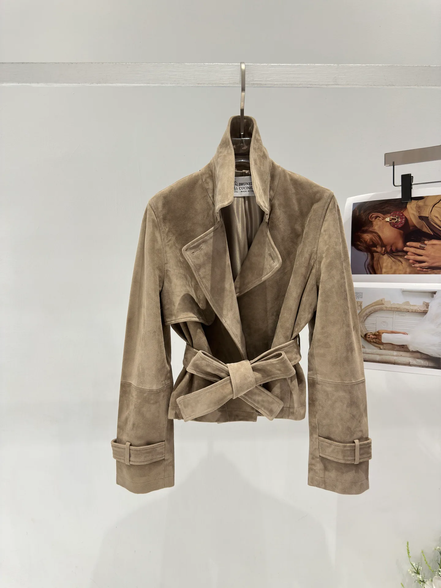 Кожаные Куртки И Дублёнки Женские Brunello Cucinelli 13683068