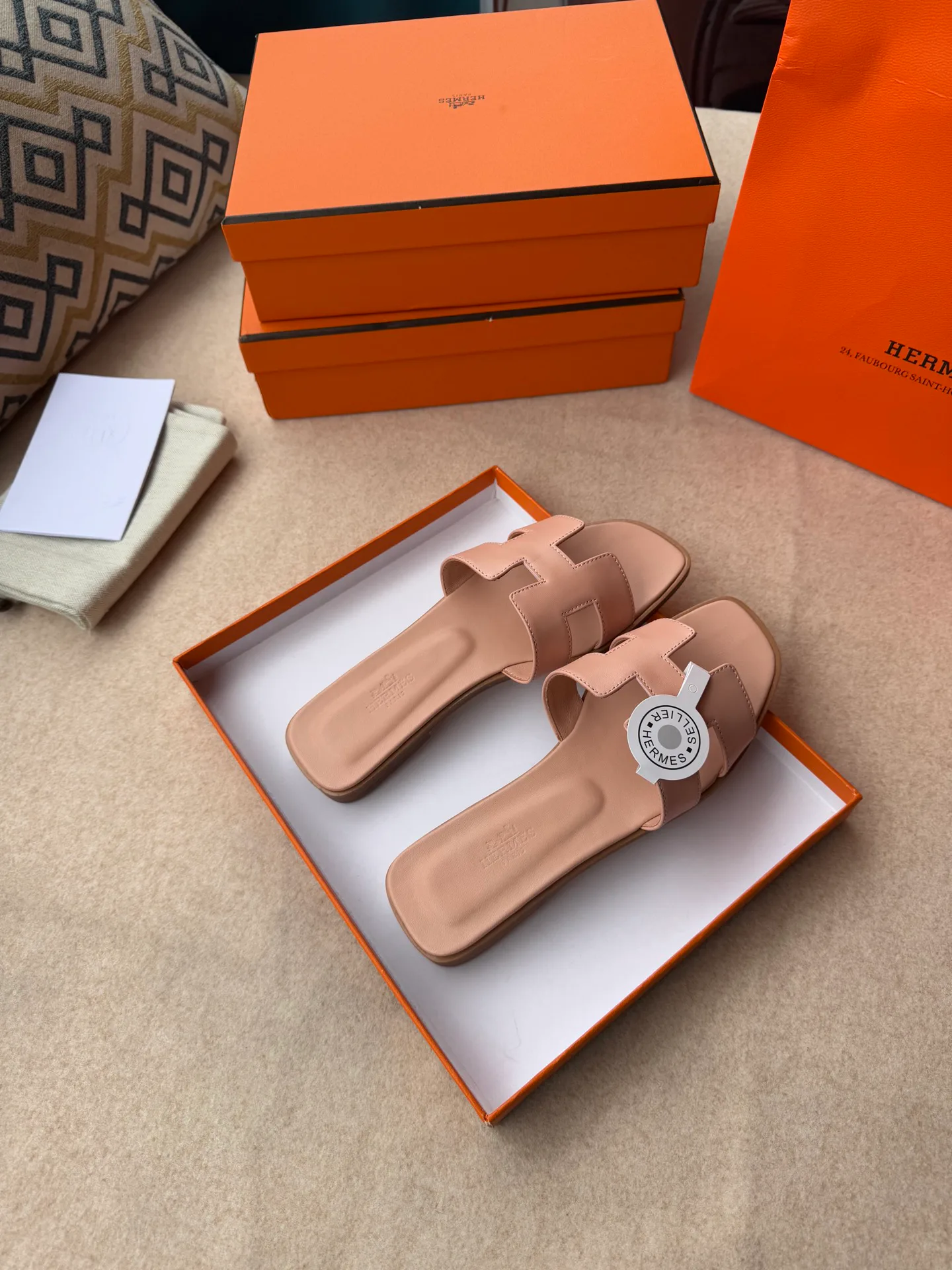 Шлепанцы Женские Hermes 18676