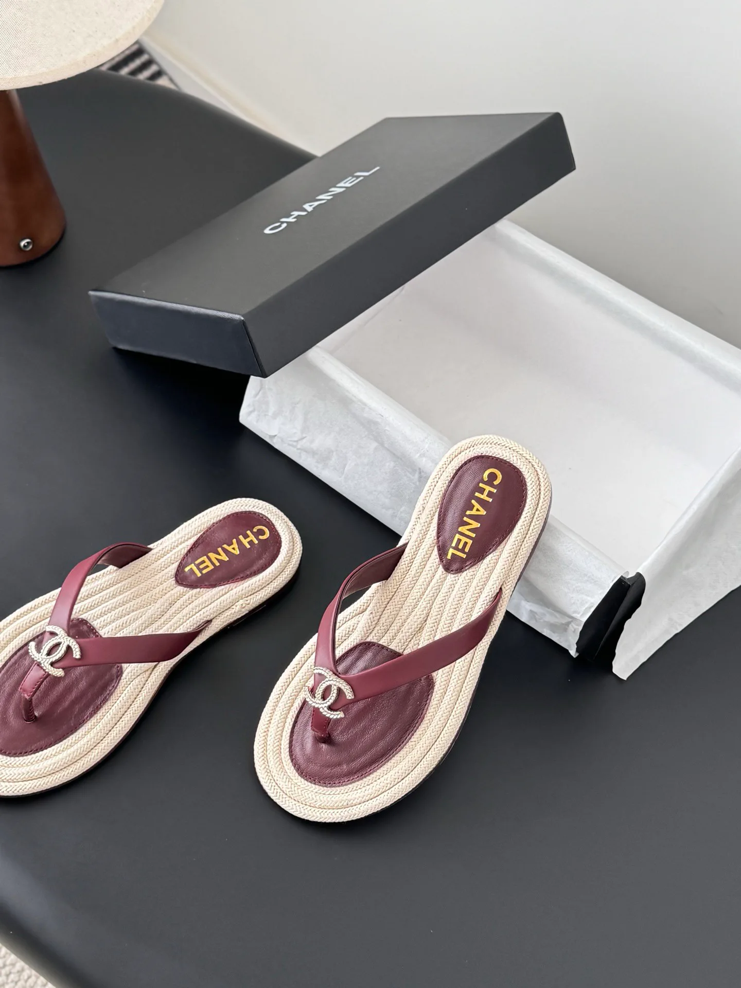 Шлепанцы Женские Chanel 1446591