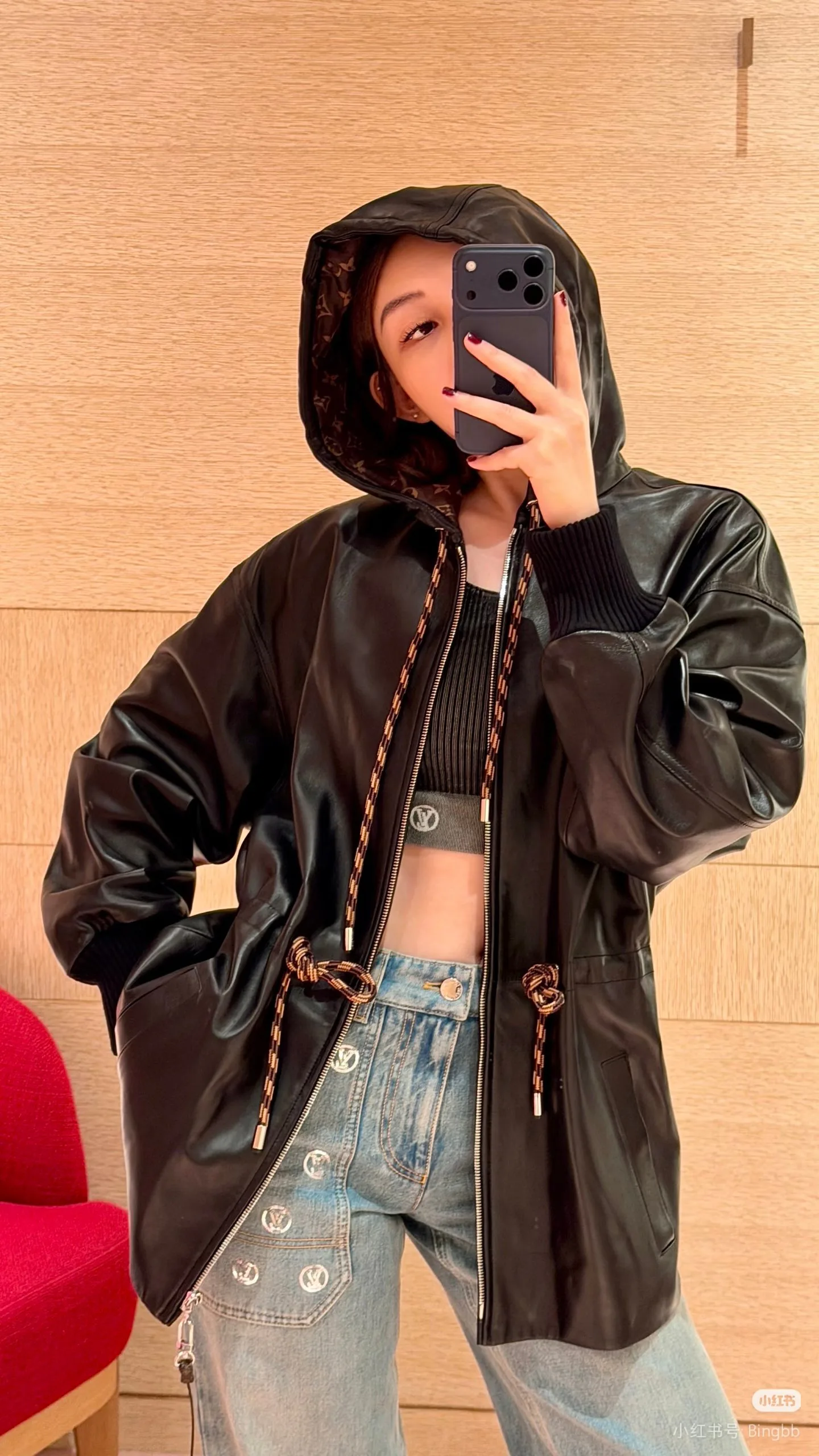 Кожаные Куртки И Дублёнки Женские Louis Vuitton 630560