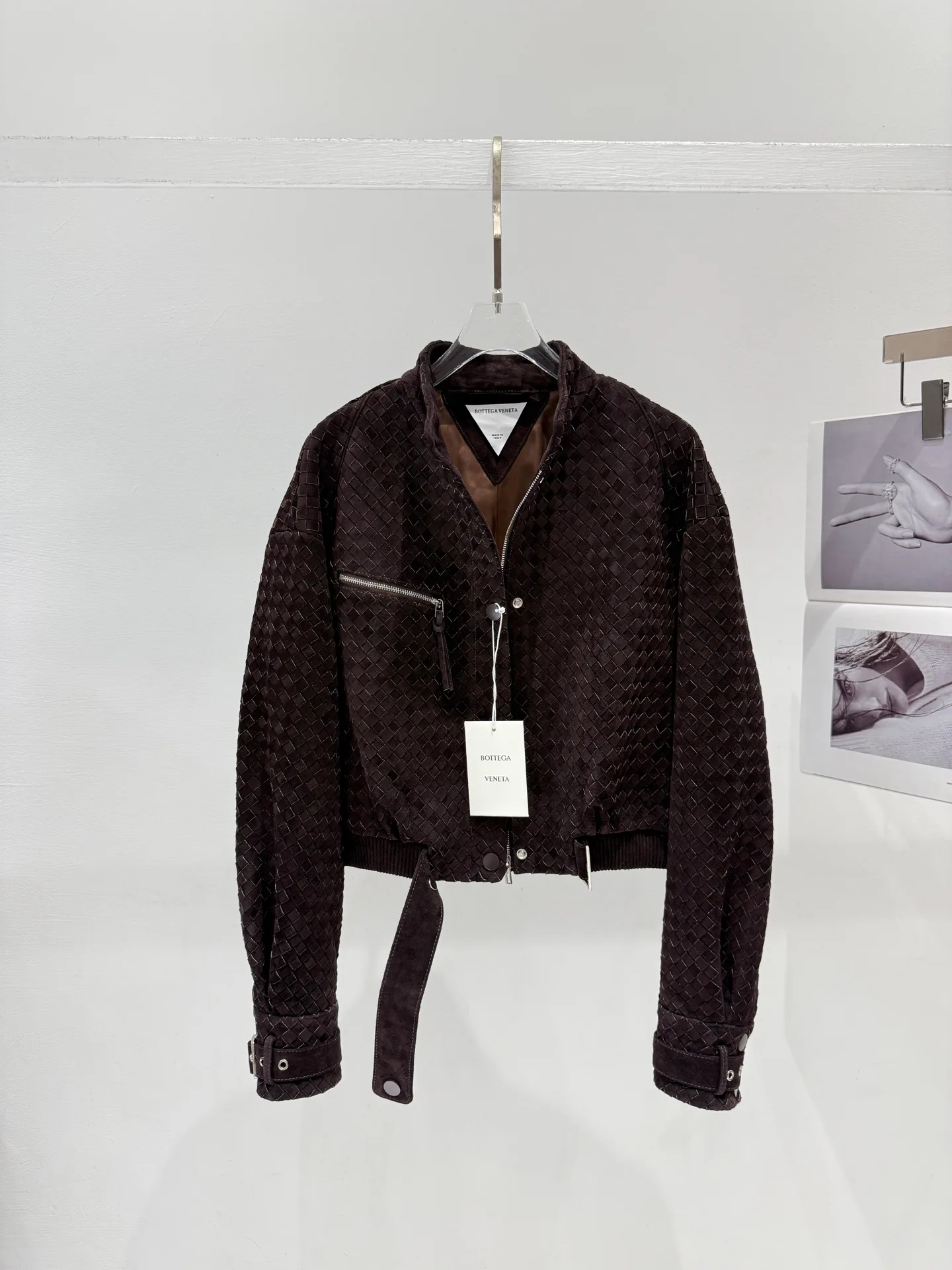 Кожаные Куртки И Дублёнки Женские Bottega Veneta 17903948