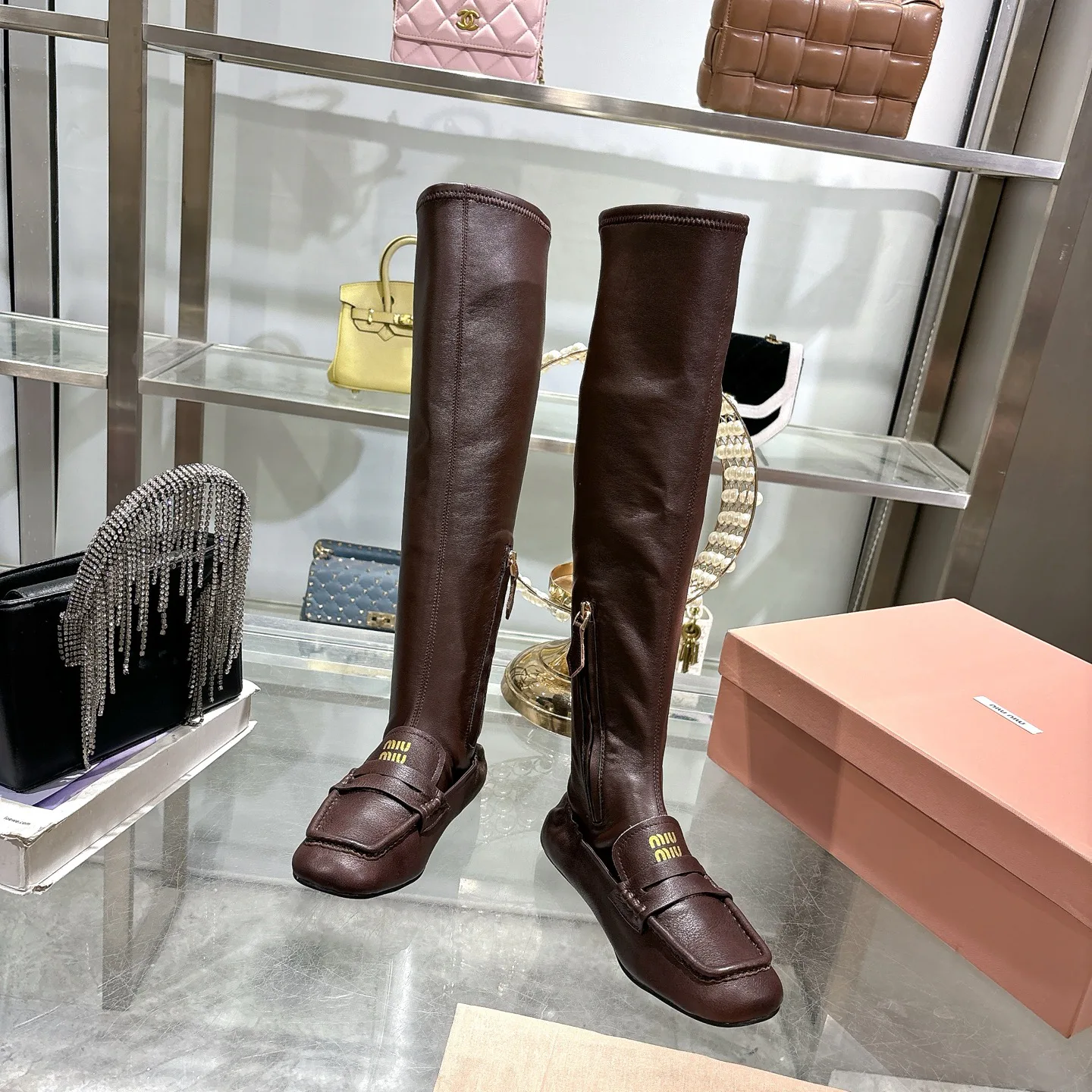 Сапоги Женские Miu Miu 347866