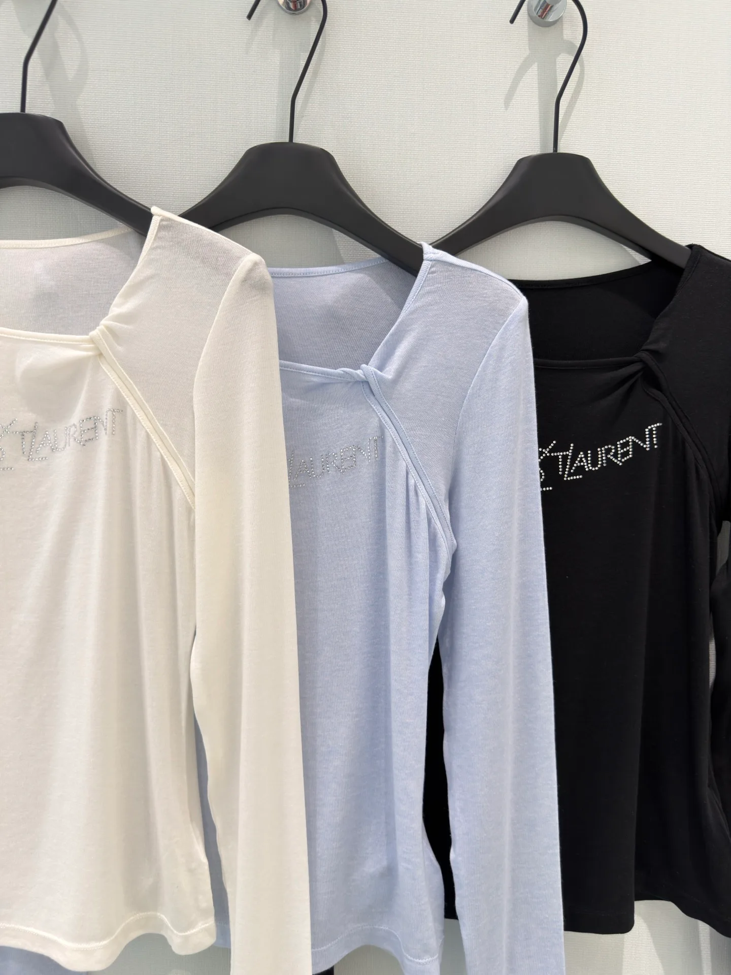 Лонгсливы Женские Saint Laurent 11592419