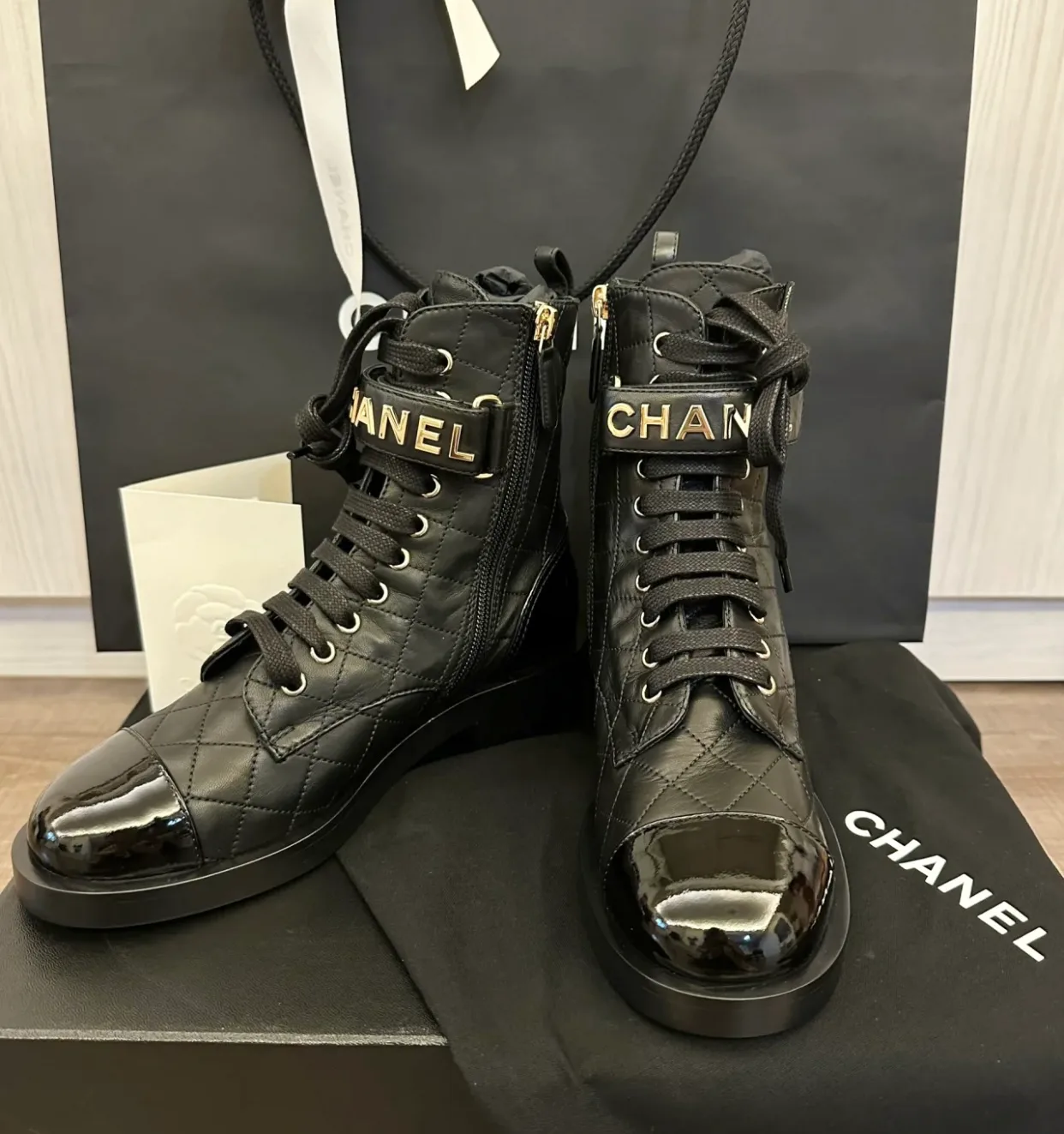 Ботинки Женские Chanel 3781729