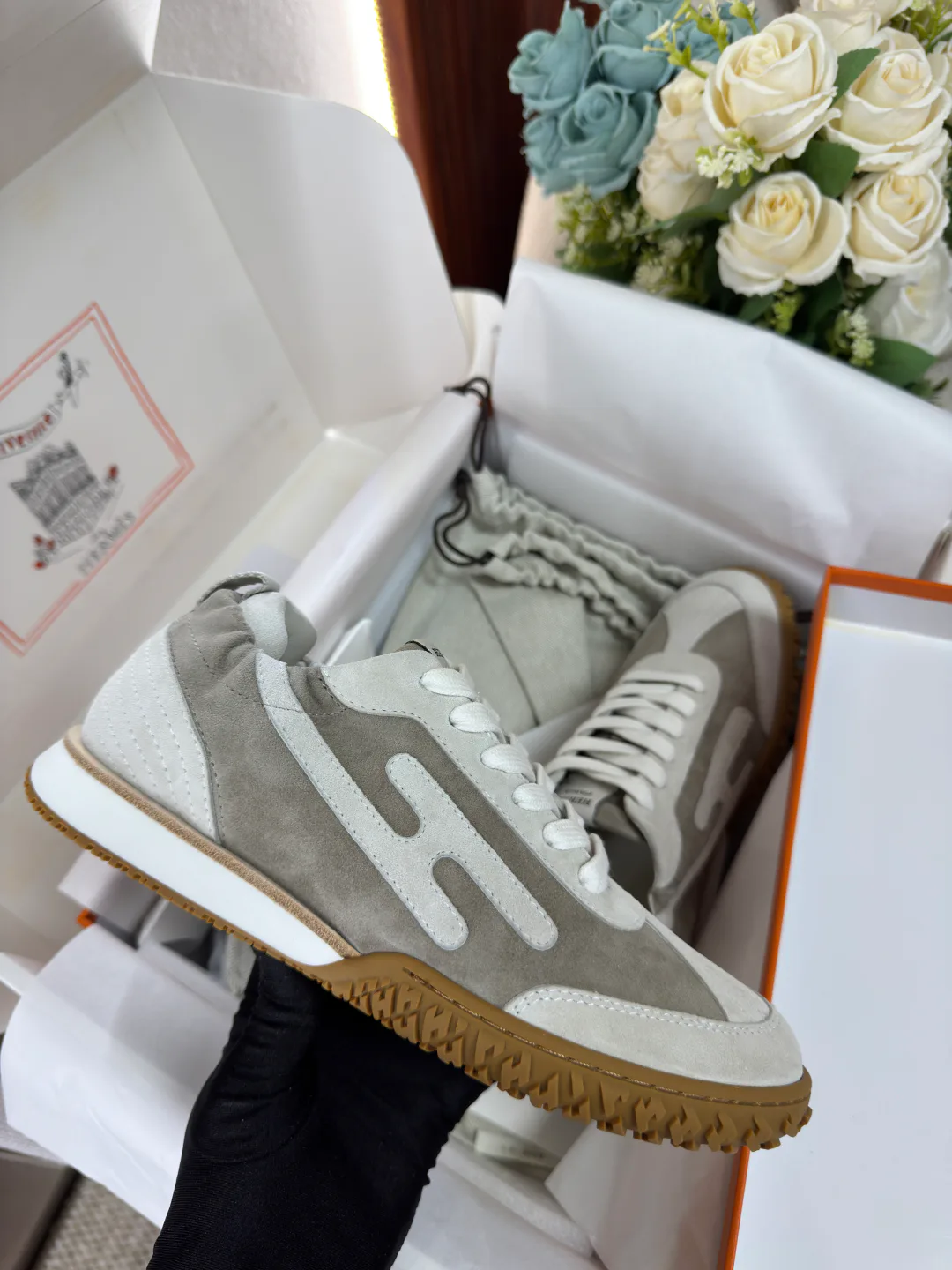 Кроссовки Женские Hermes 12933