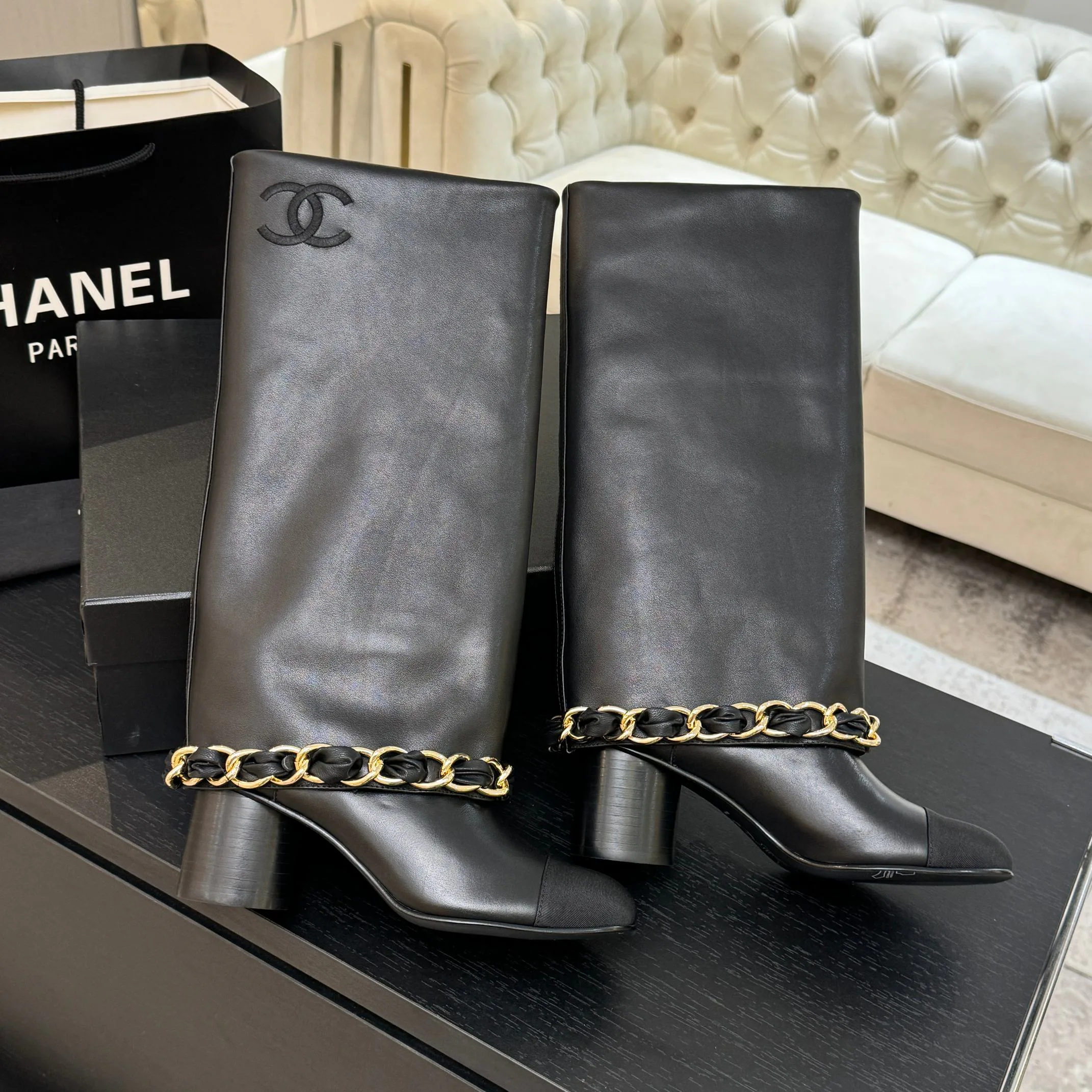 Сапоги Женские Chanel 490778