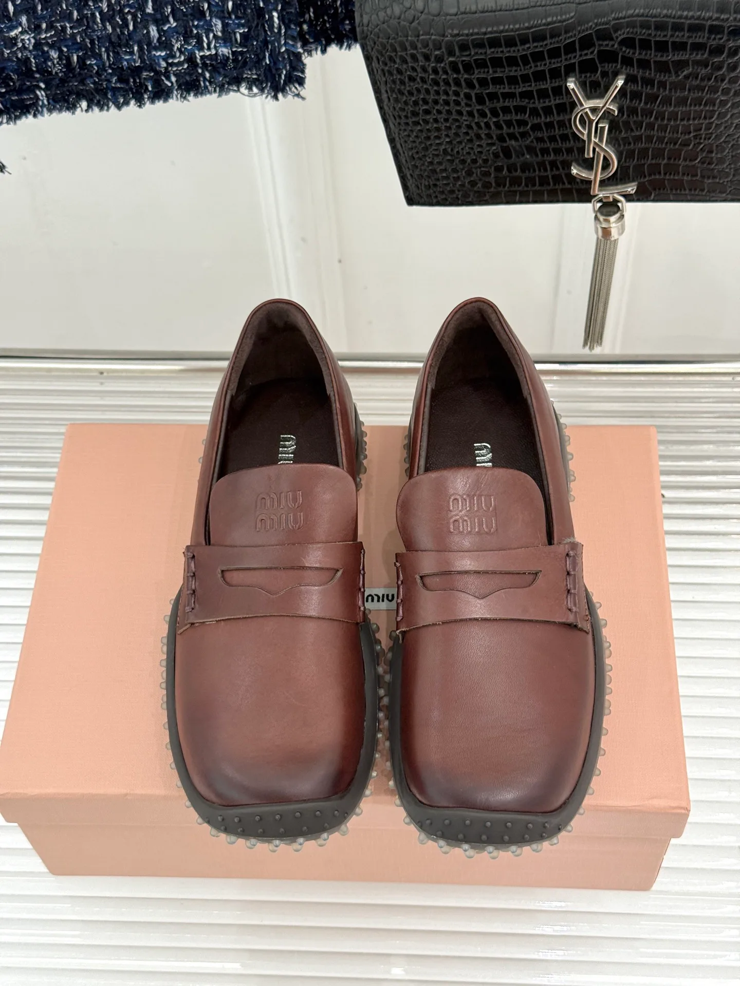 Лоферы И Мокасины Женские Miu Miu 17646505