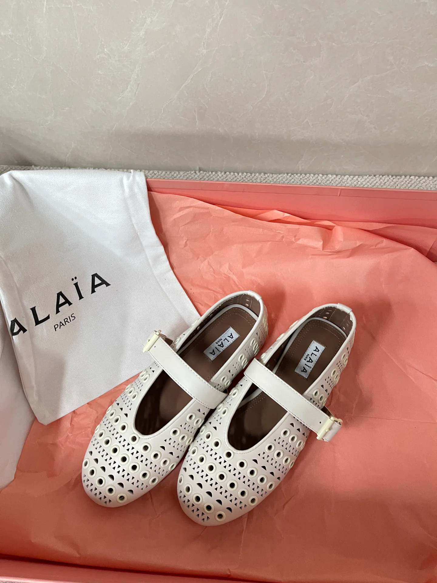 Балетки Женские Alaia 553659