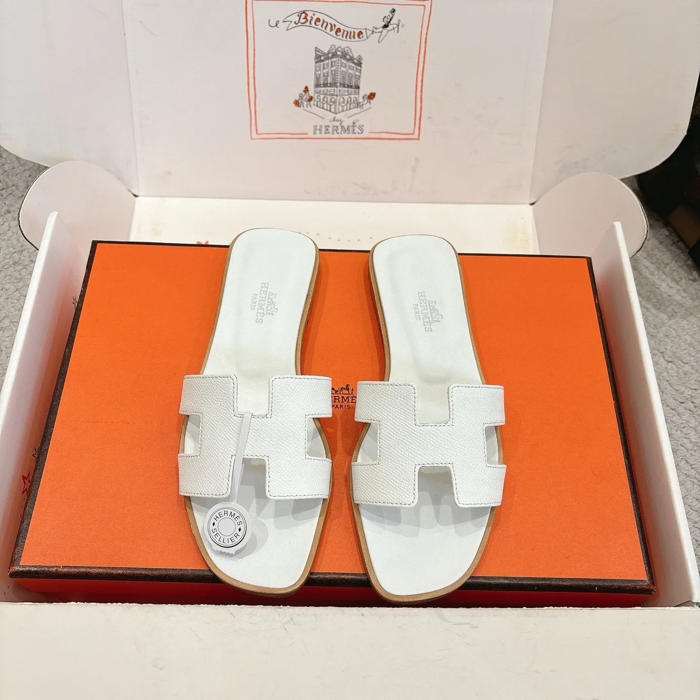 Шлепанцы Женские Hermes 2453846