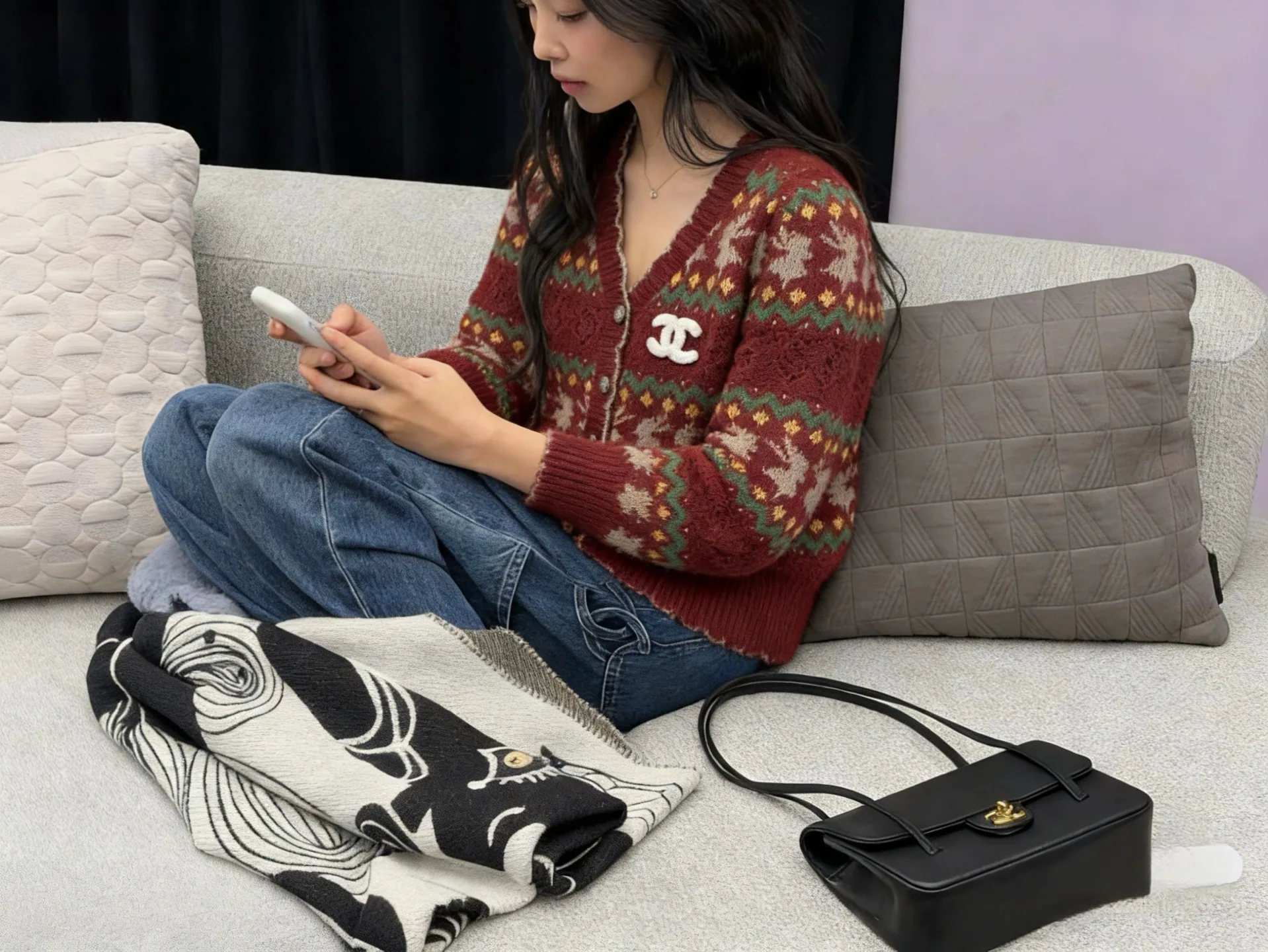 Джемперы И Свитеры Женские Chanel 1632507