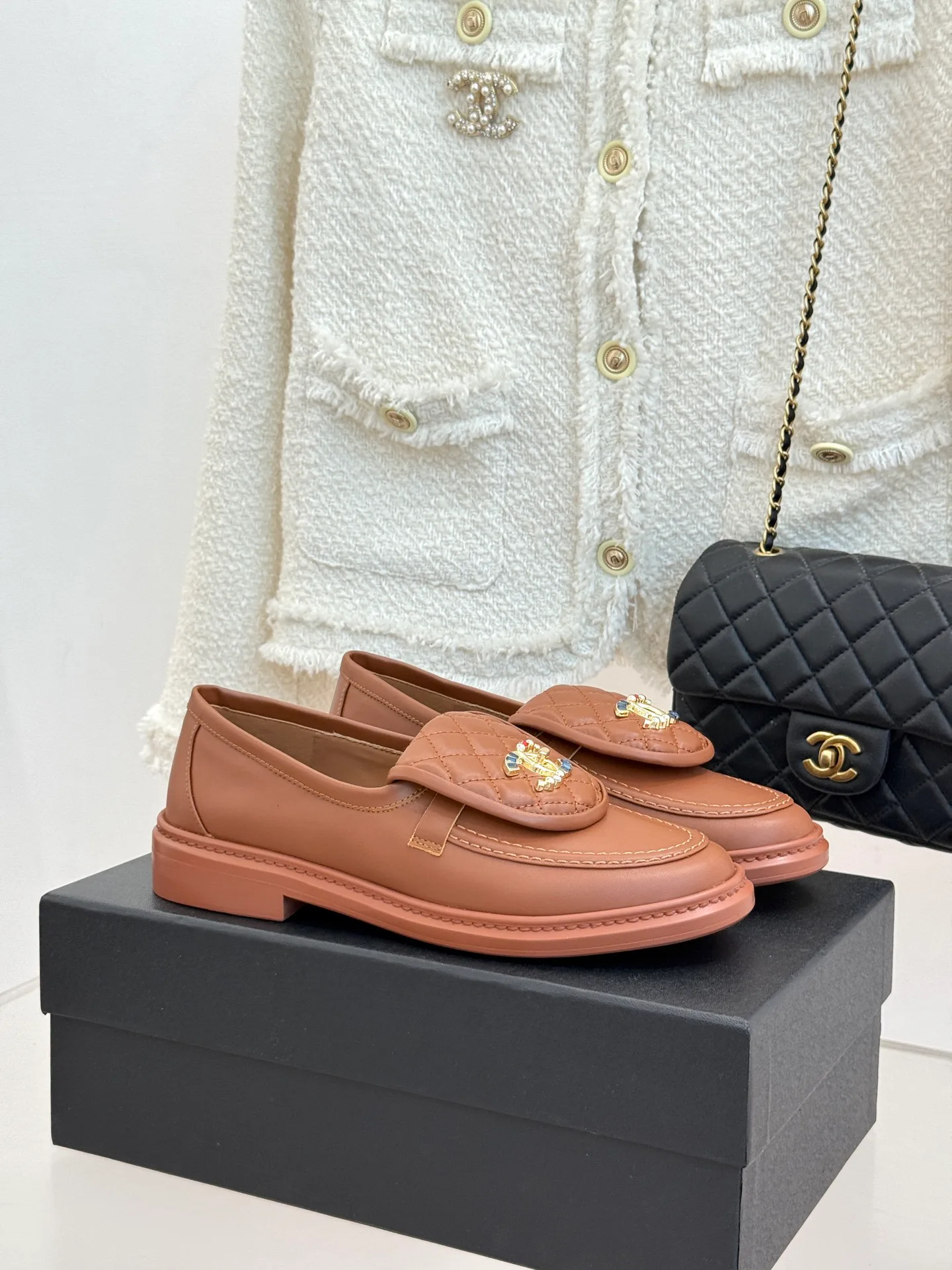 Лоферы И Мокасины Женские Chanel 17336058