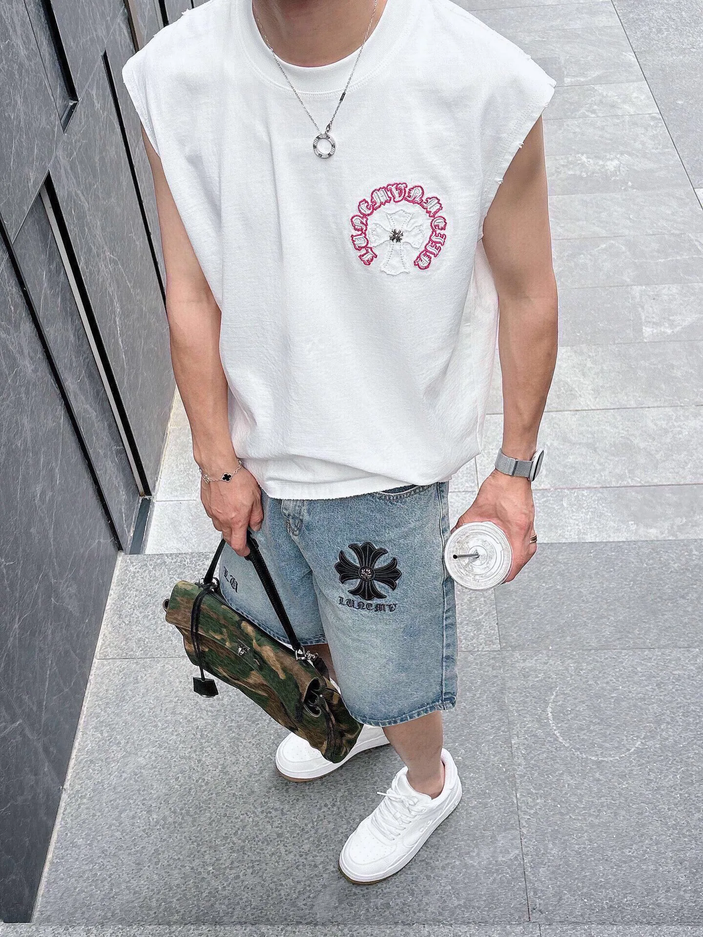 Футболки Мужские Chrome Hearts 11646918