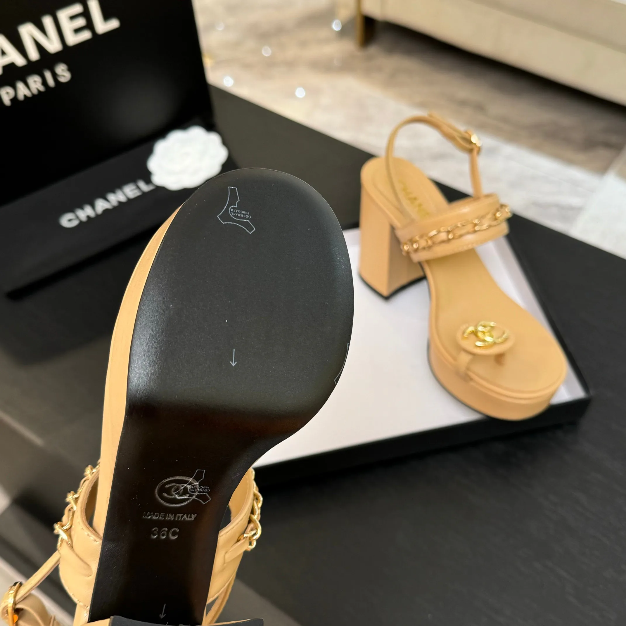 Босоножки Женские Chanel 47270