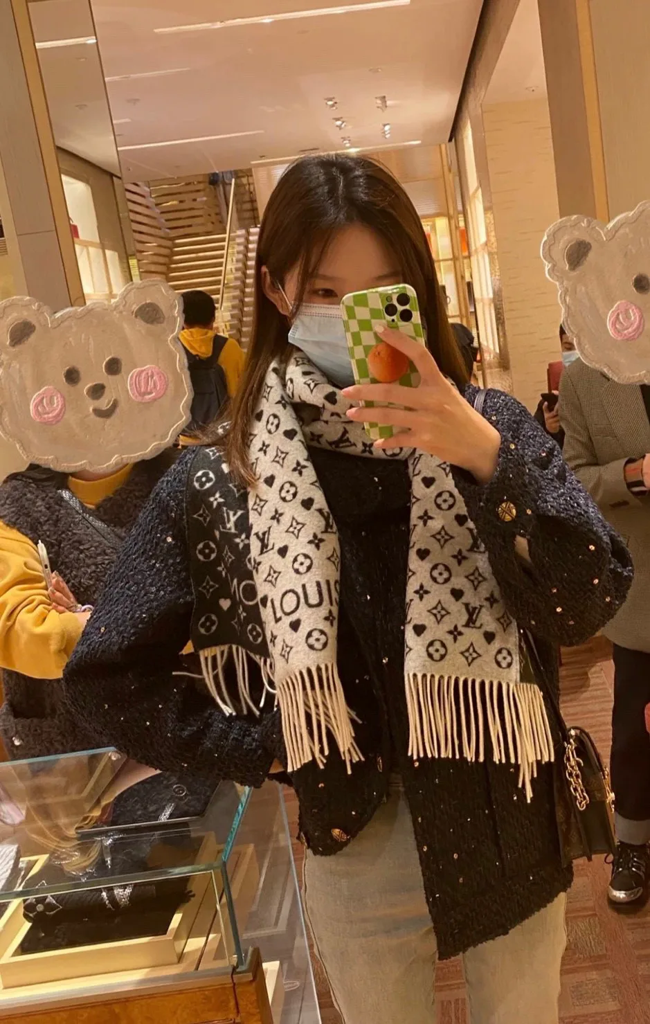 Шарфы Louis Vuitton 4427