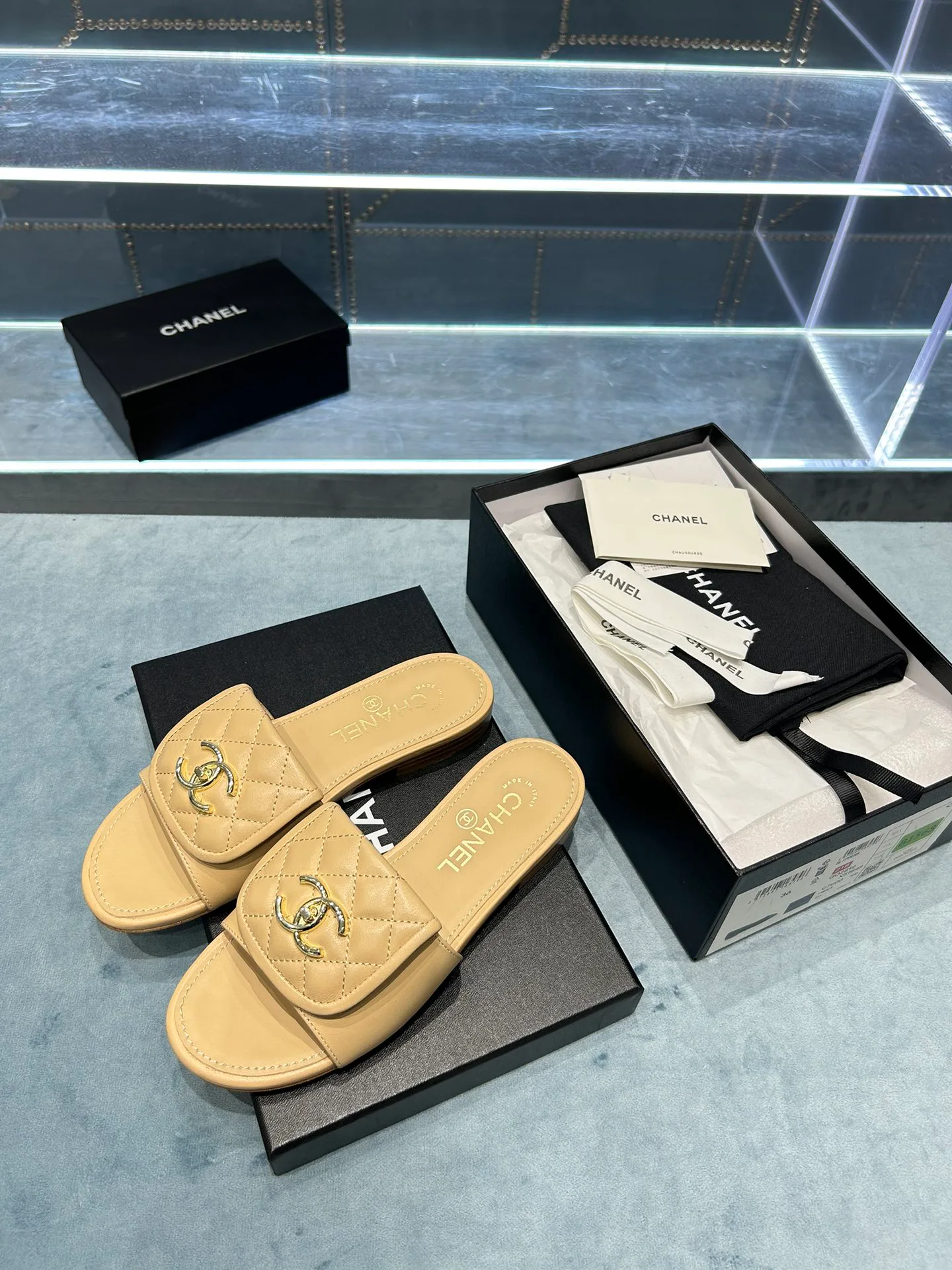 Шлепанцы Женские Chanel 18953