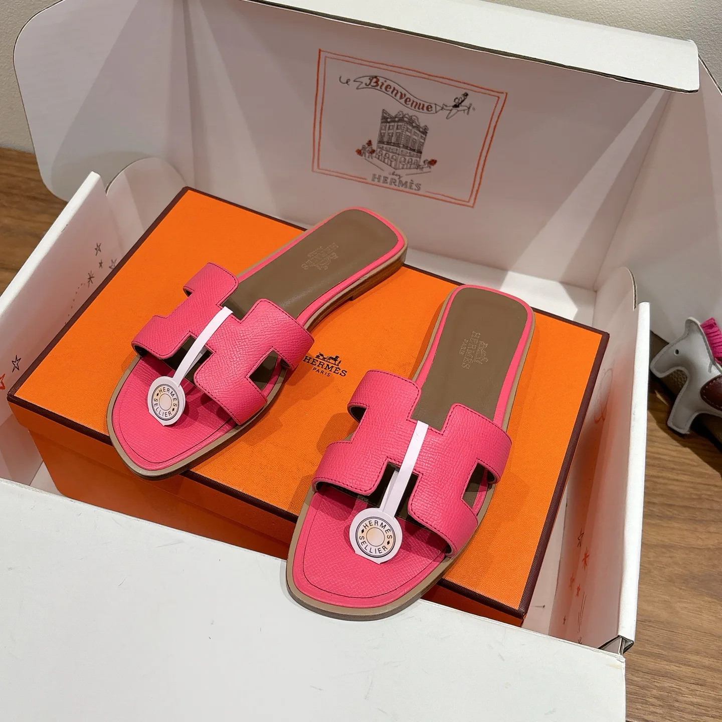 Шлепанцы Женские Hermes 873861