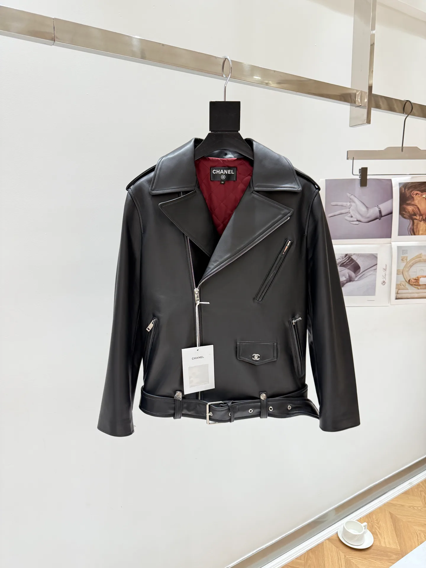 Кожаные Куртки И Дублёнки Женские Chanel 20140371