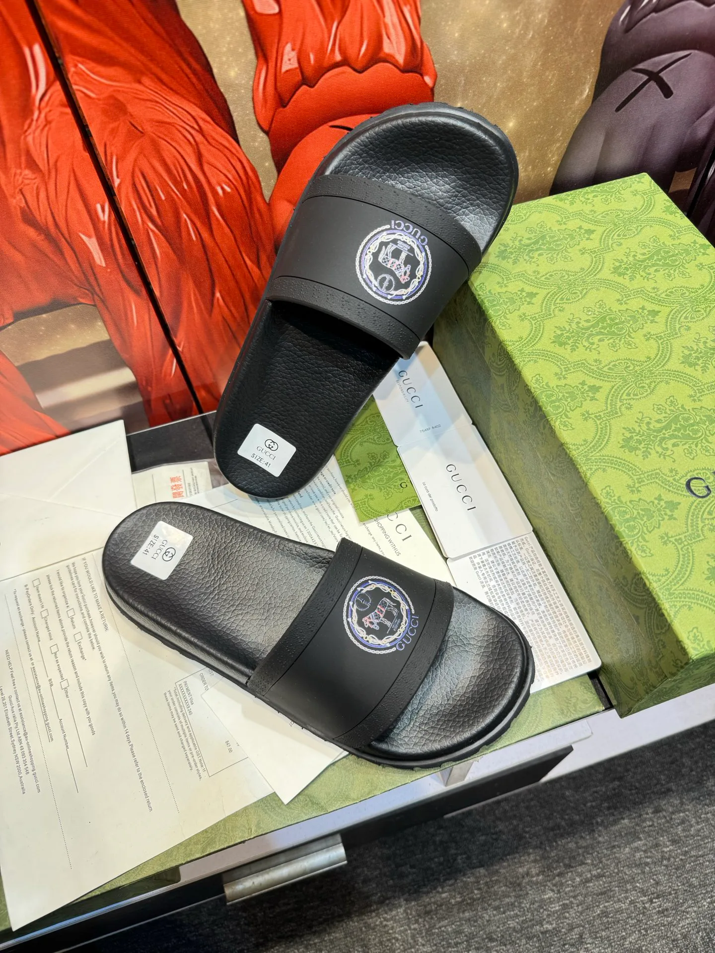 Шлепанцы Женские Gucci 10313881