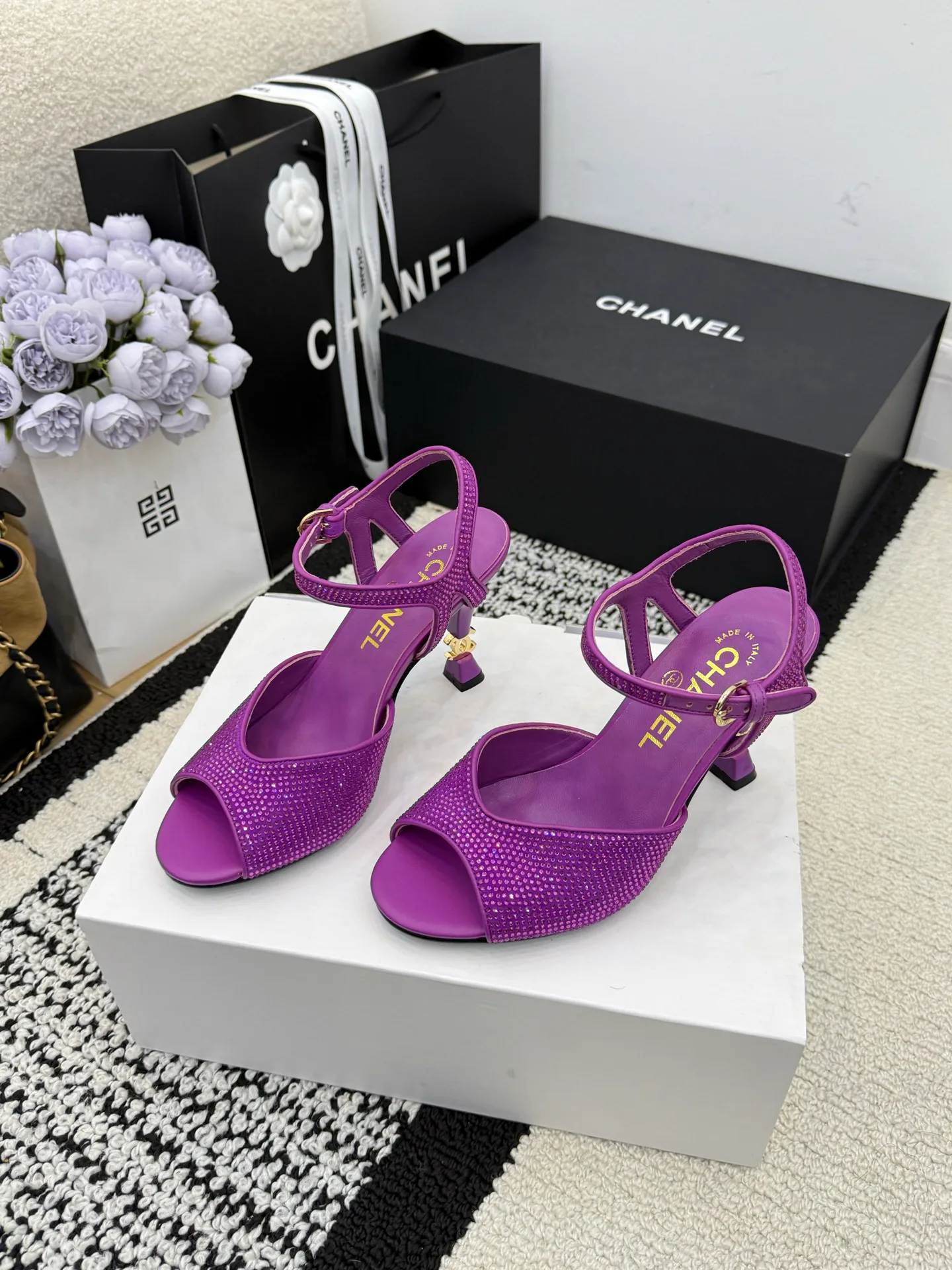 Босоножки Женские Chanel 1224397