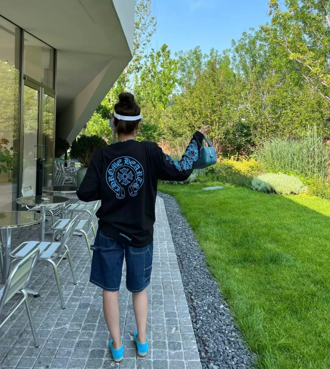 Лонгсливы Мужские Chrome Hearts 11399360