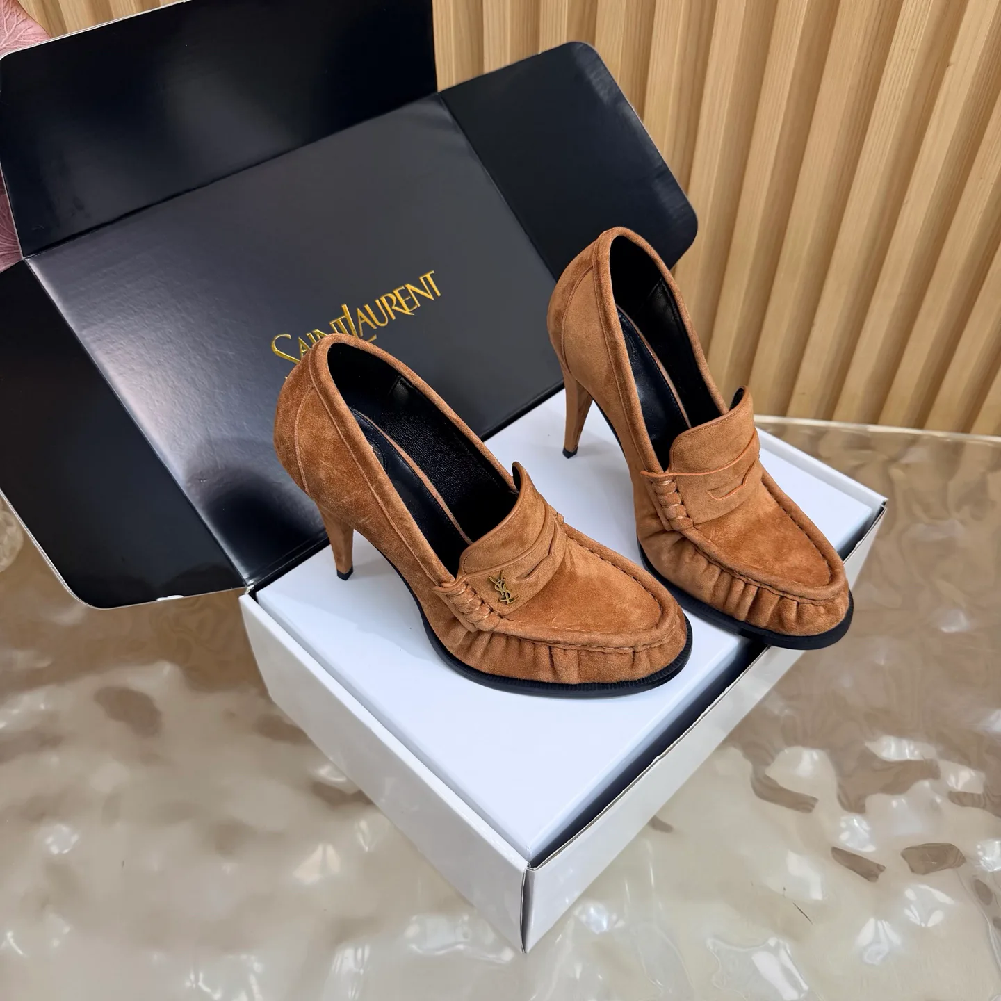 Лоферы И Мокасины Женские Saint Laurent 18676011