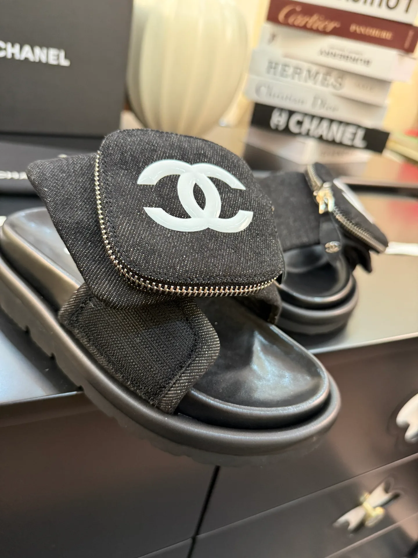 Шлепанцы Женские Chanel 20383