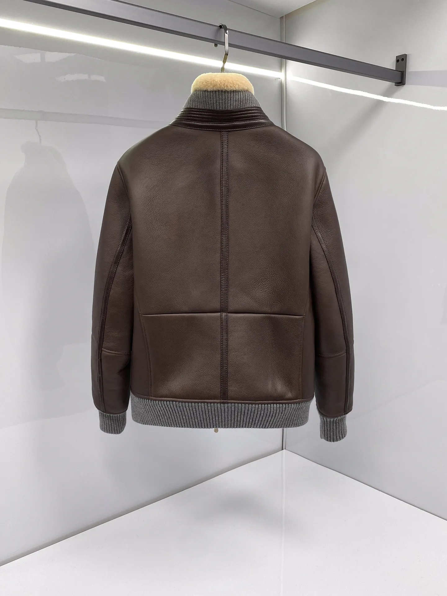 Кожаные Куртки И Дублёнки Мужские Brunello Cucinelli 1309615