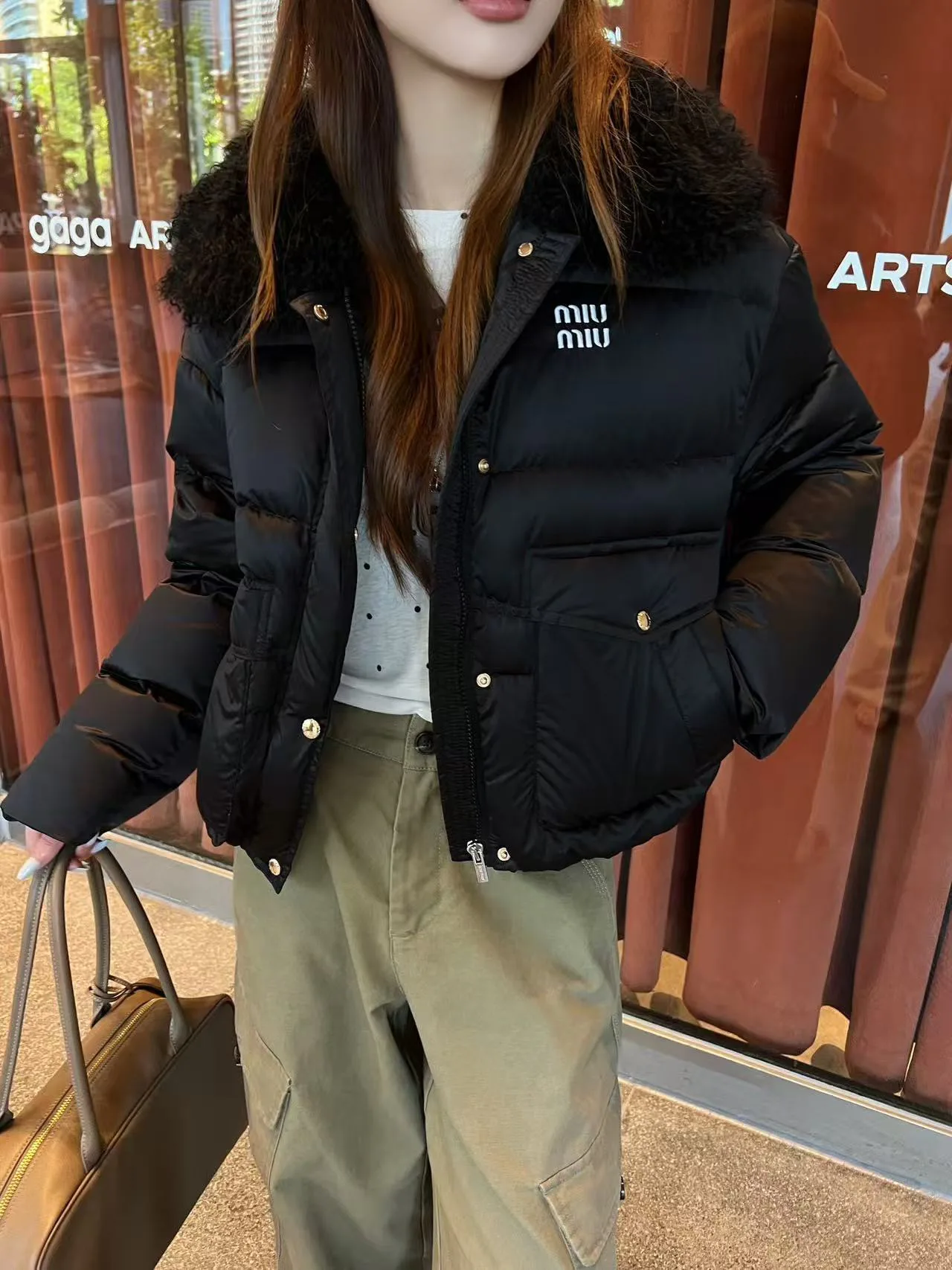 Куртки И Пуховики Женские Miu Miu 18757595