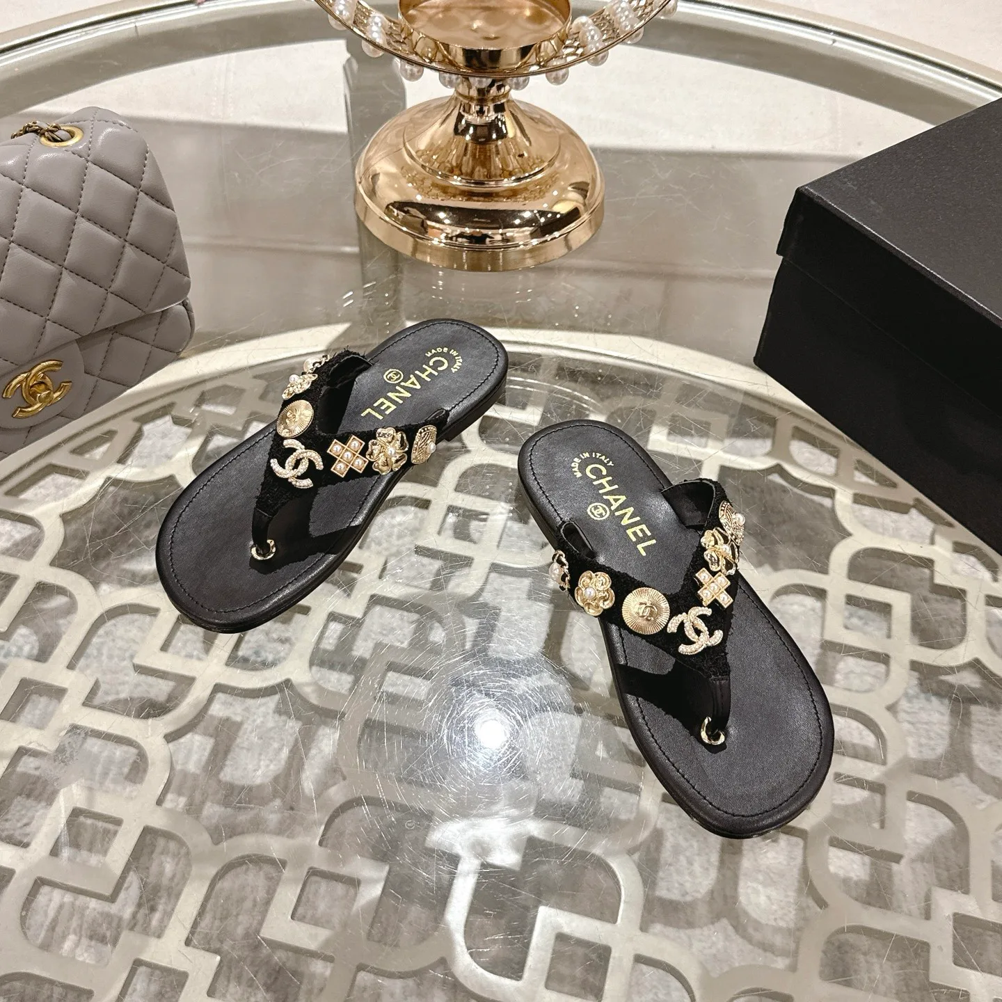 Шлепанцы Женские Chanel 24245