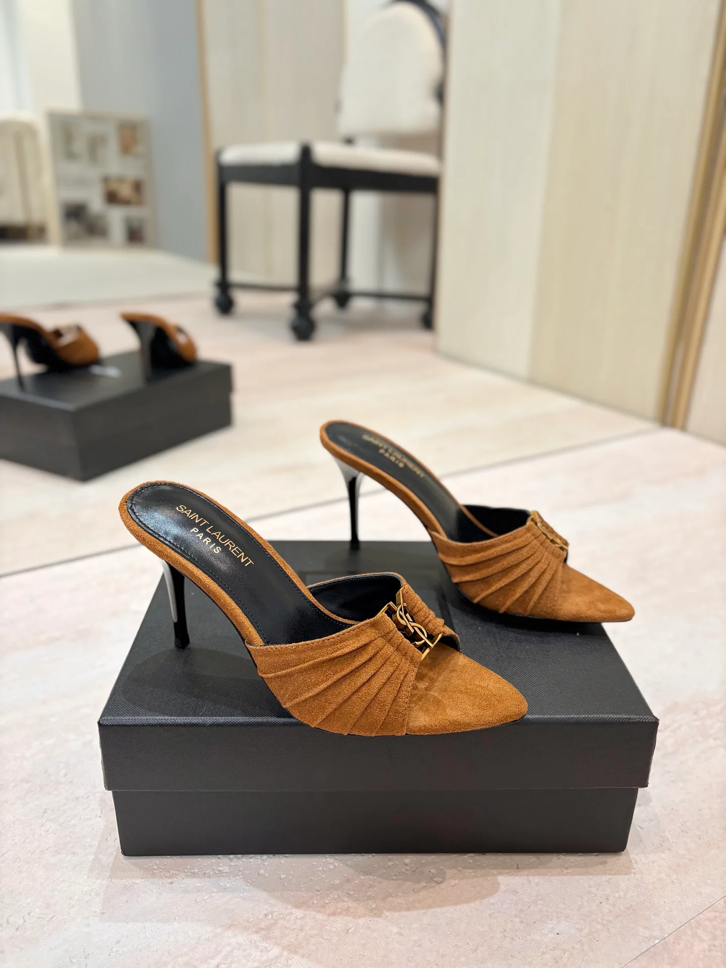 Мюли И Сабо Женские Saint Laurent 17476015
