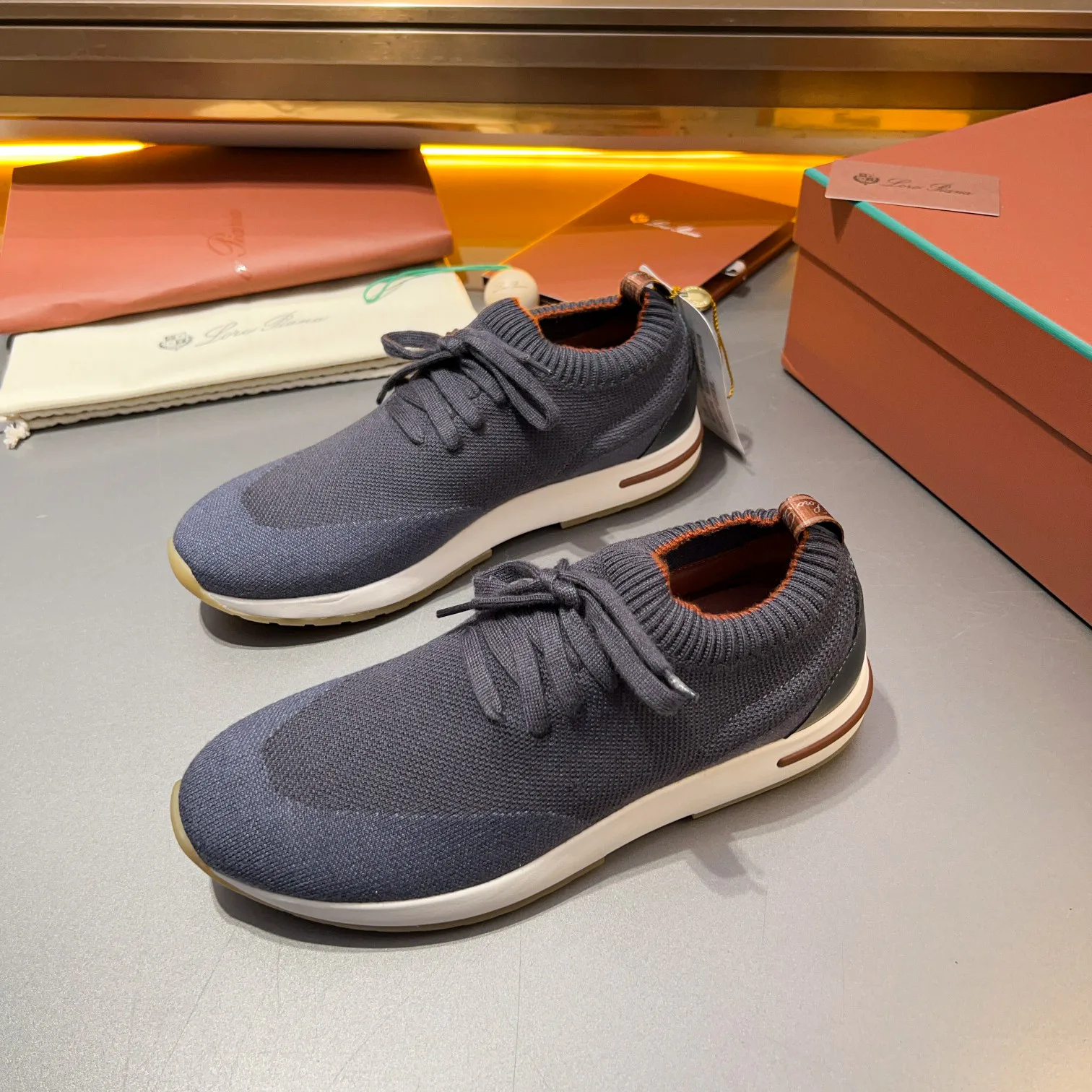 Кроссовки Мужские Loro Piana 18250766