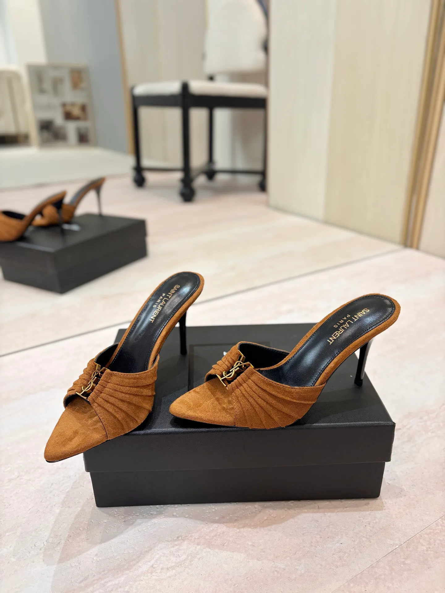 Мюли И Сабо Женские Saint Laurent 17476015