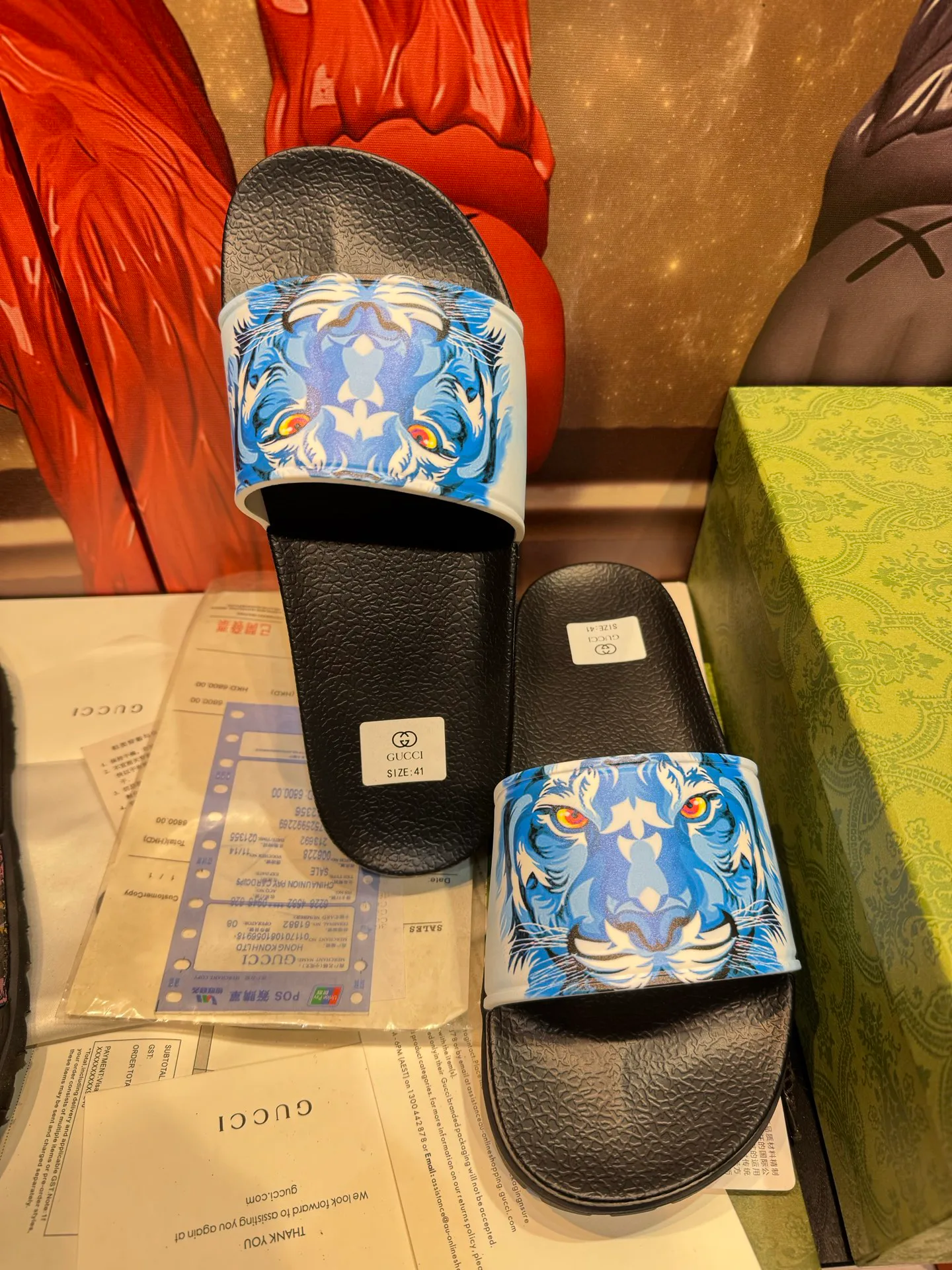 Шлепанцы Женские Gucci 10313890