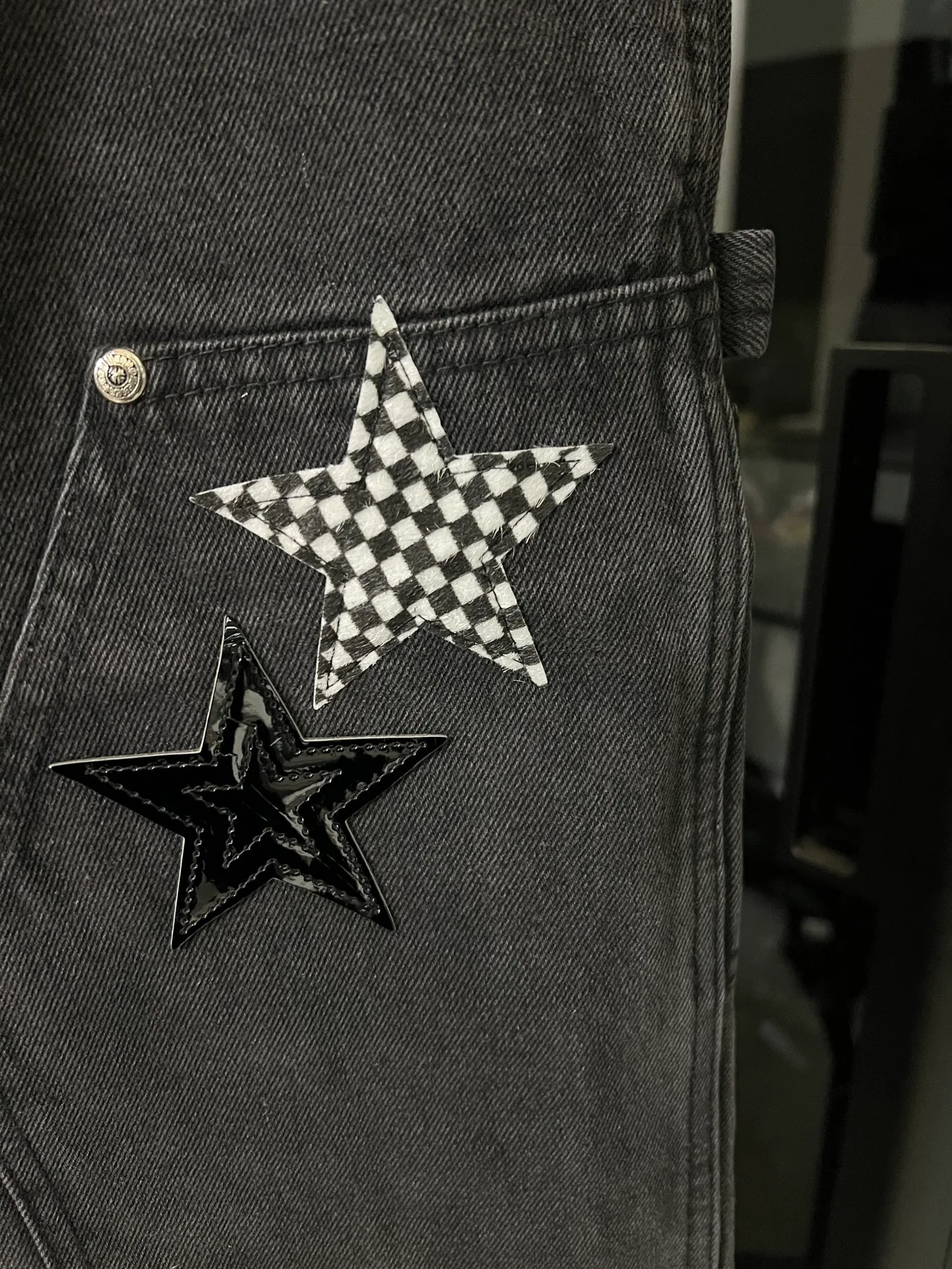 Джинсы Мужские Chrome Hearts 11523343