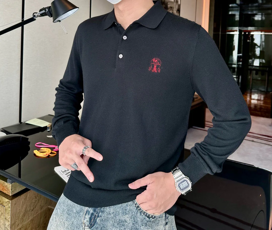 Лонгсливы Мужские Brunello Cucinelli 9990325