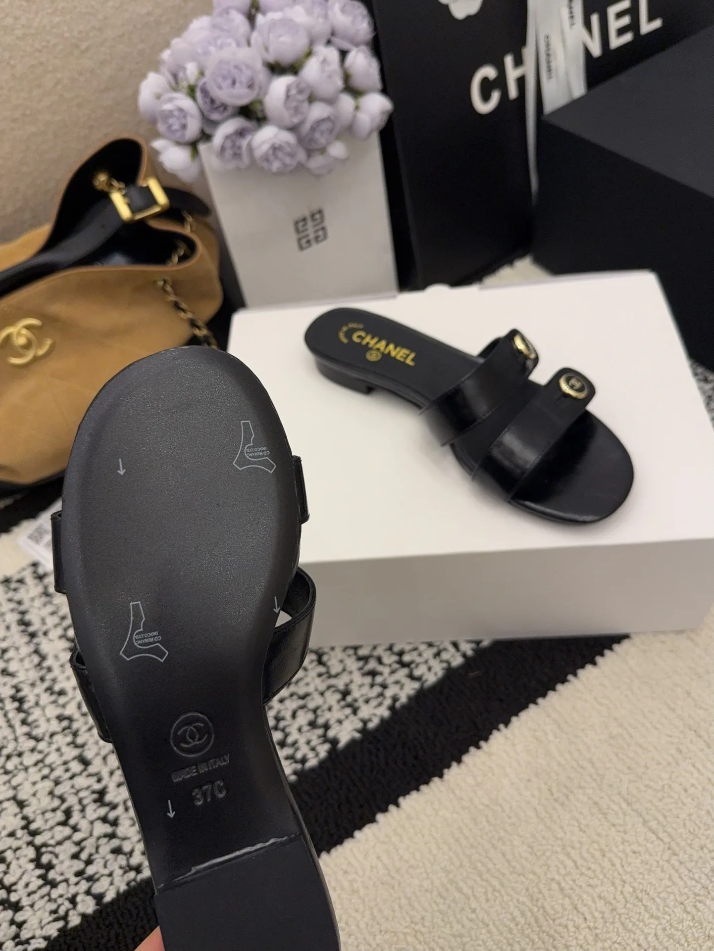 Шлепанцы Женские Chanel 403249