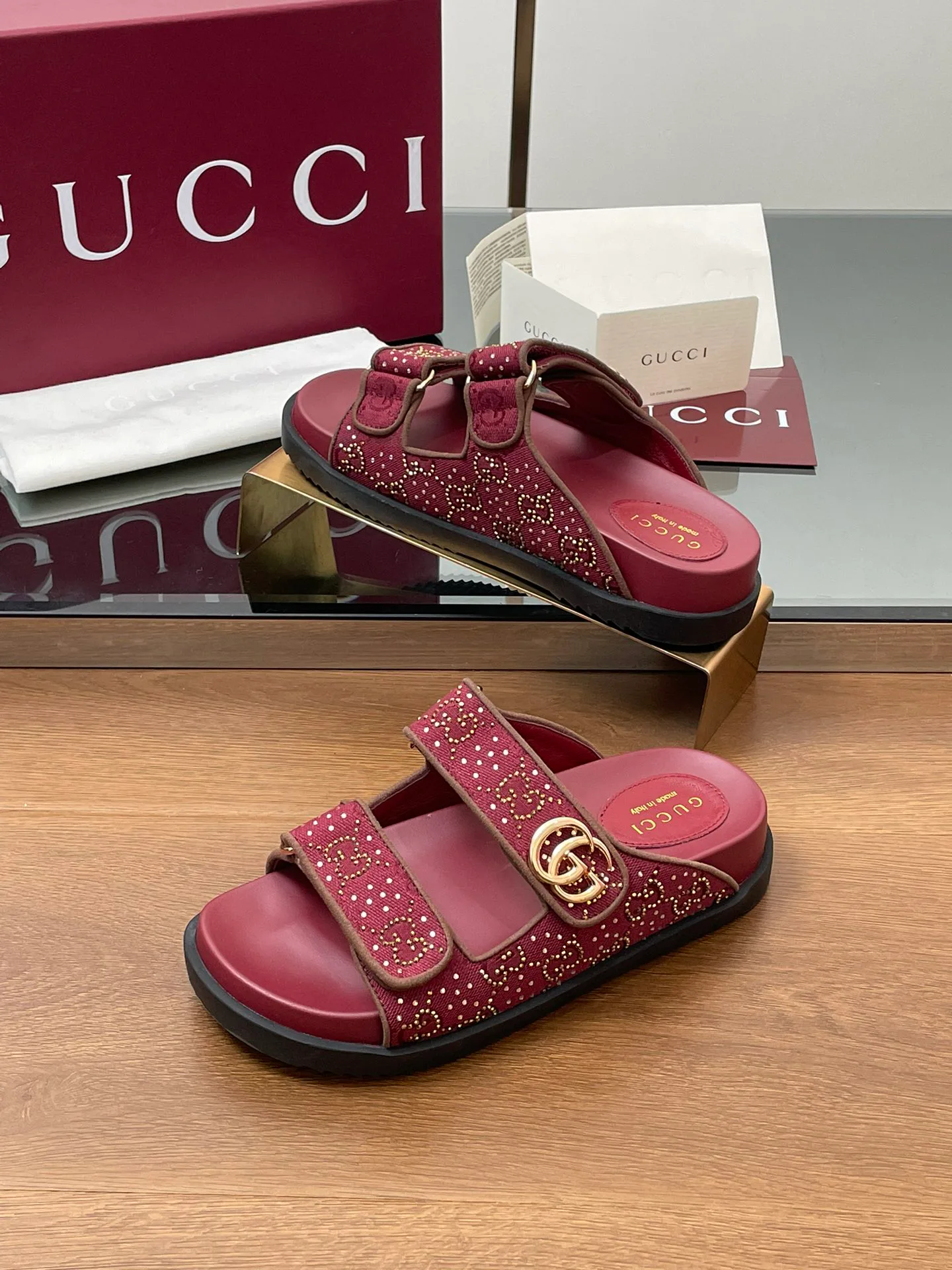 Шлепанцы Женские Gucci 8161