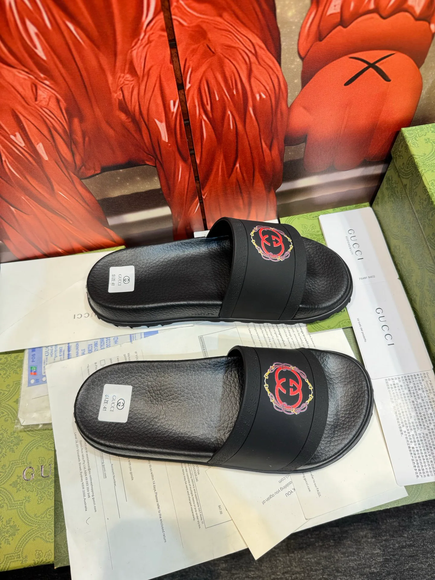Шлепанцы Женские Gucci 10313884