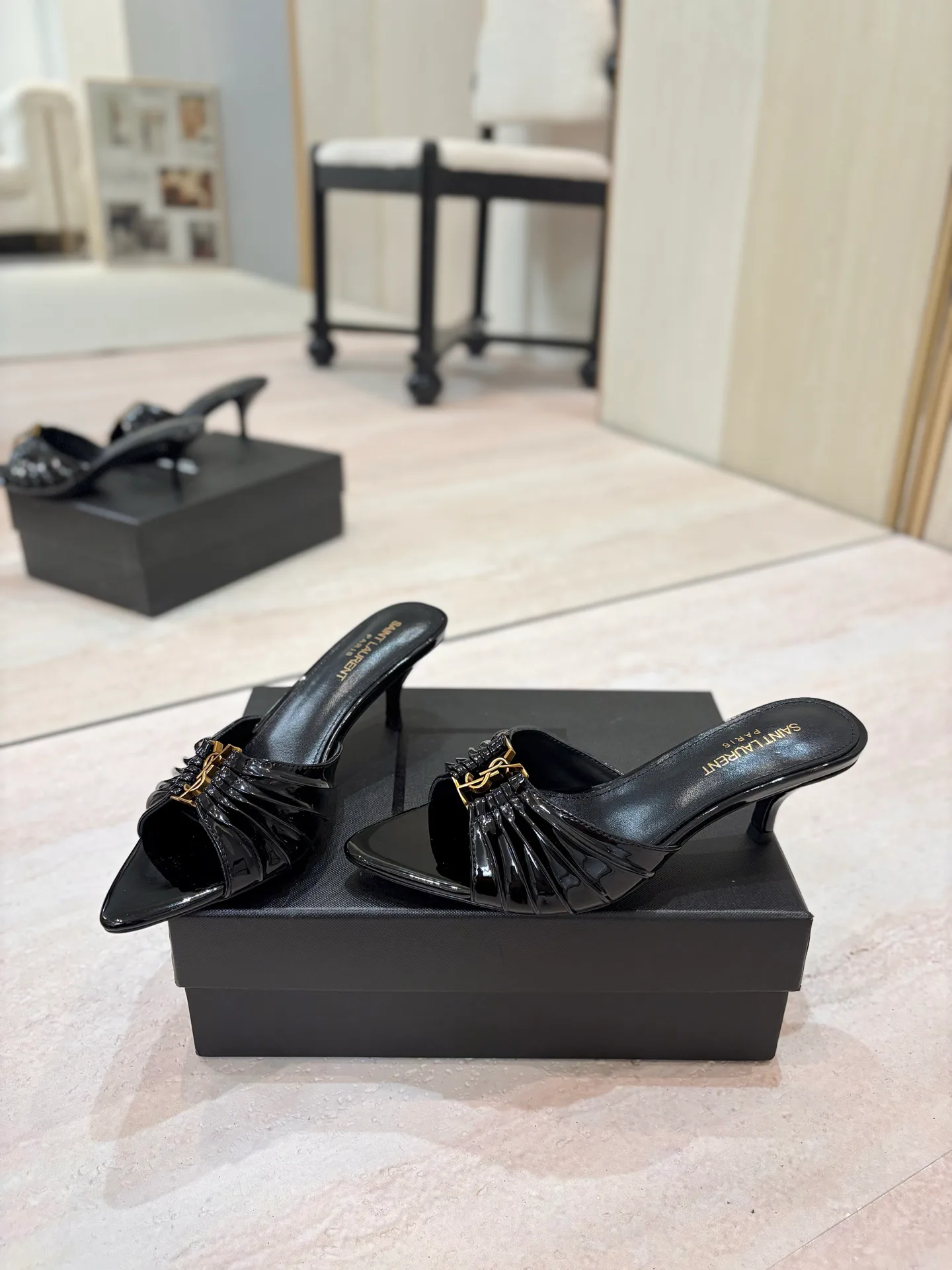 Мюли И Сабо Женские Saint Laurent 17476081